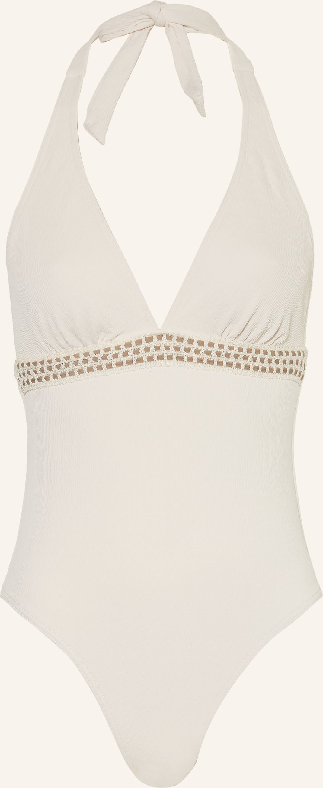 Banana Moon Neckholder-Badeanzug Rosae Marany weiss