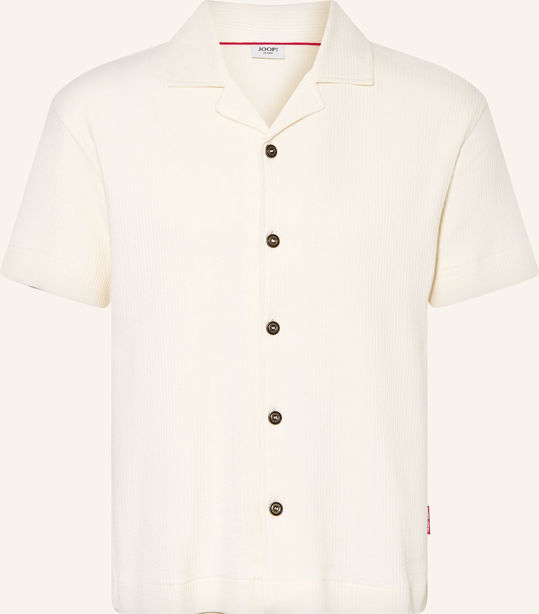 Thumbnail - Joop! Jeans Resorthemd Esdras Comfort Fit weiss