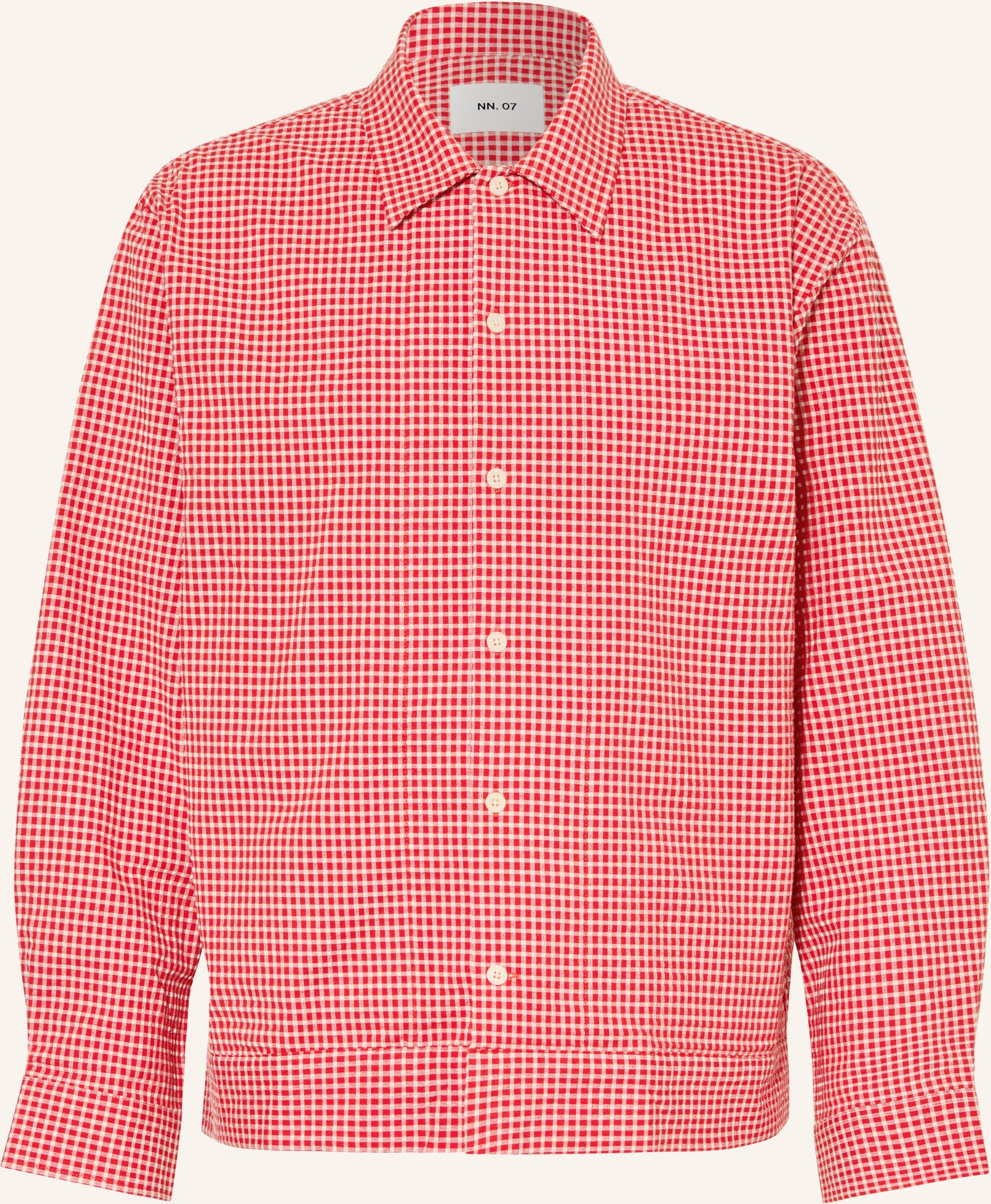 Nn.07 Hemd Reed Comfort Fit rot