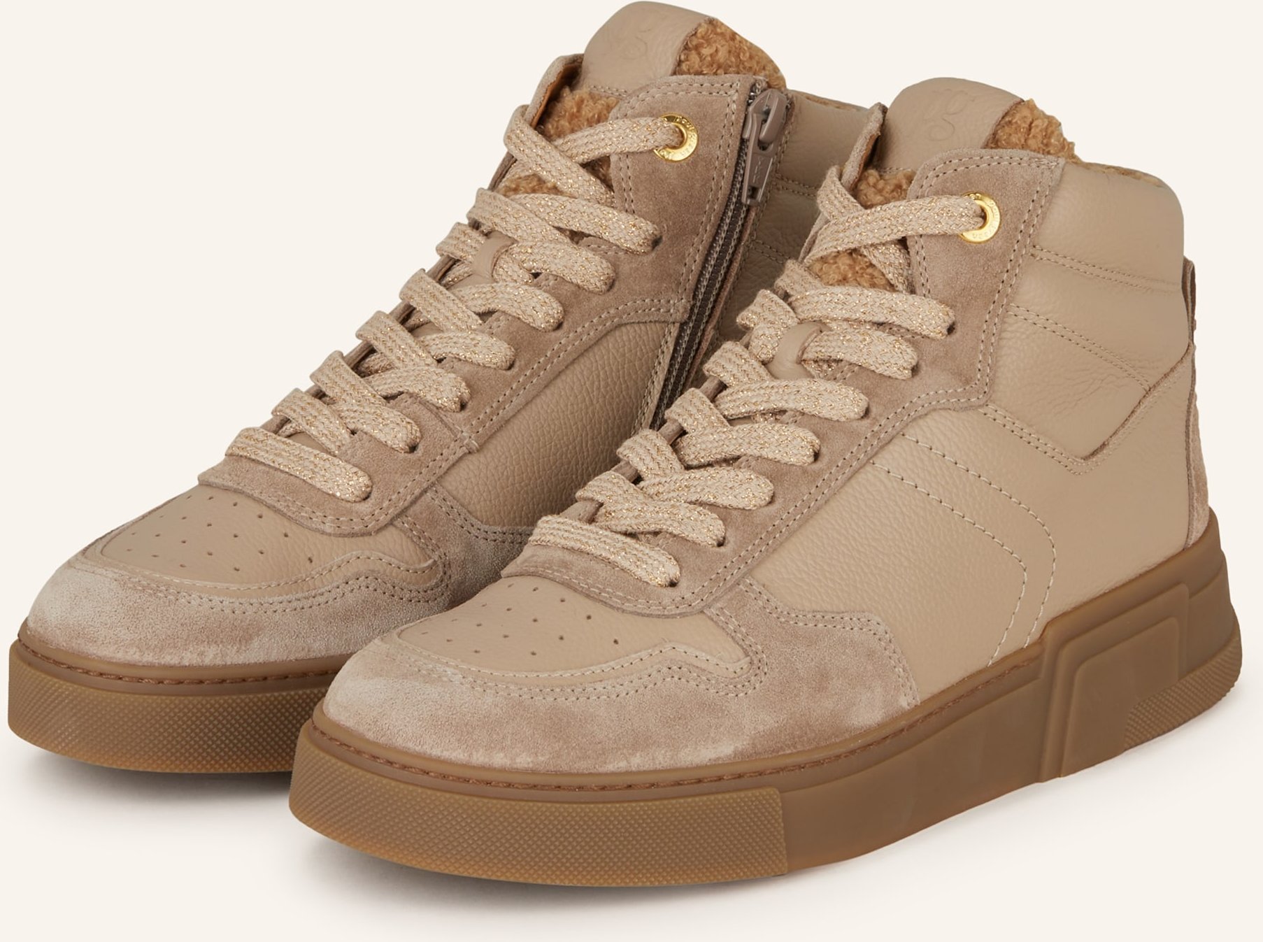 Paul Green High-Top-Sneaker beige