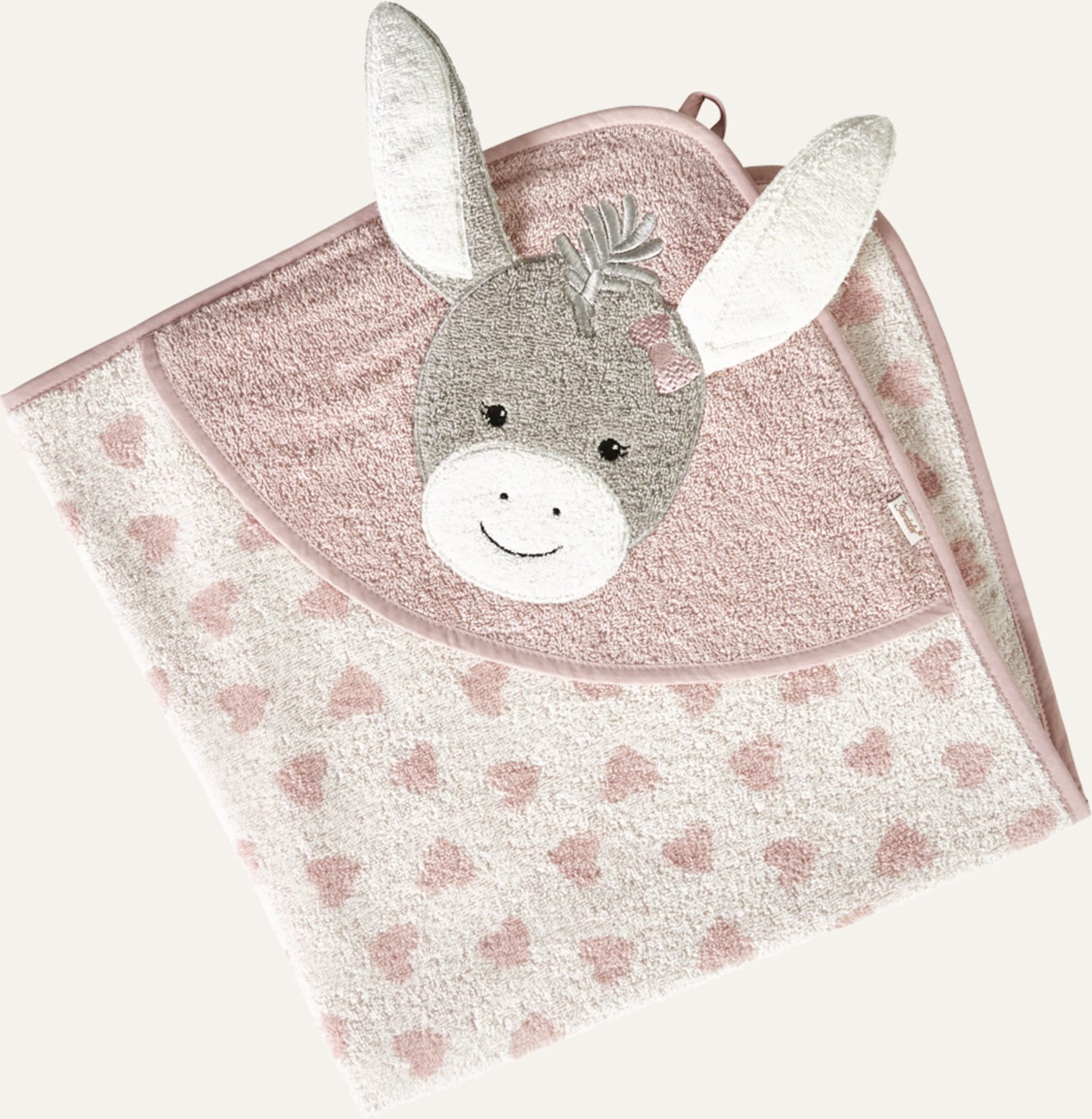 Sterntaler Motiv-Kapuzenbadetuch Emmi Girl pink