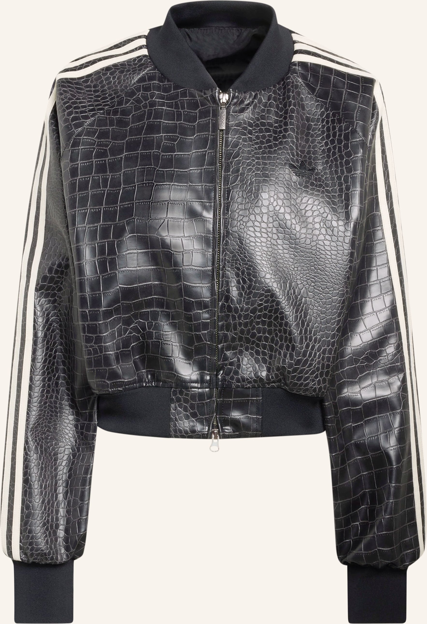 Adidas Originals Blouson Sst Pleather In Lederoptik schwarz