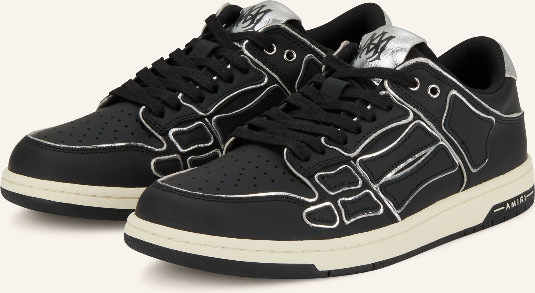 Amiri Sneaker Skel Top Low schwarz