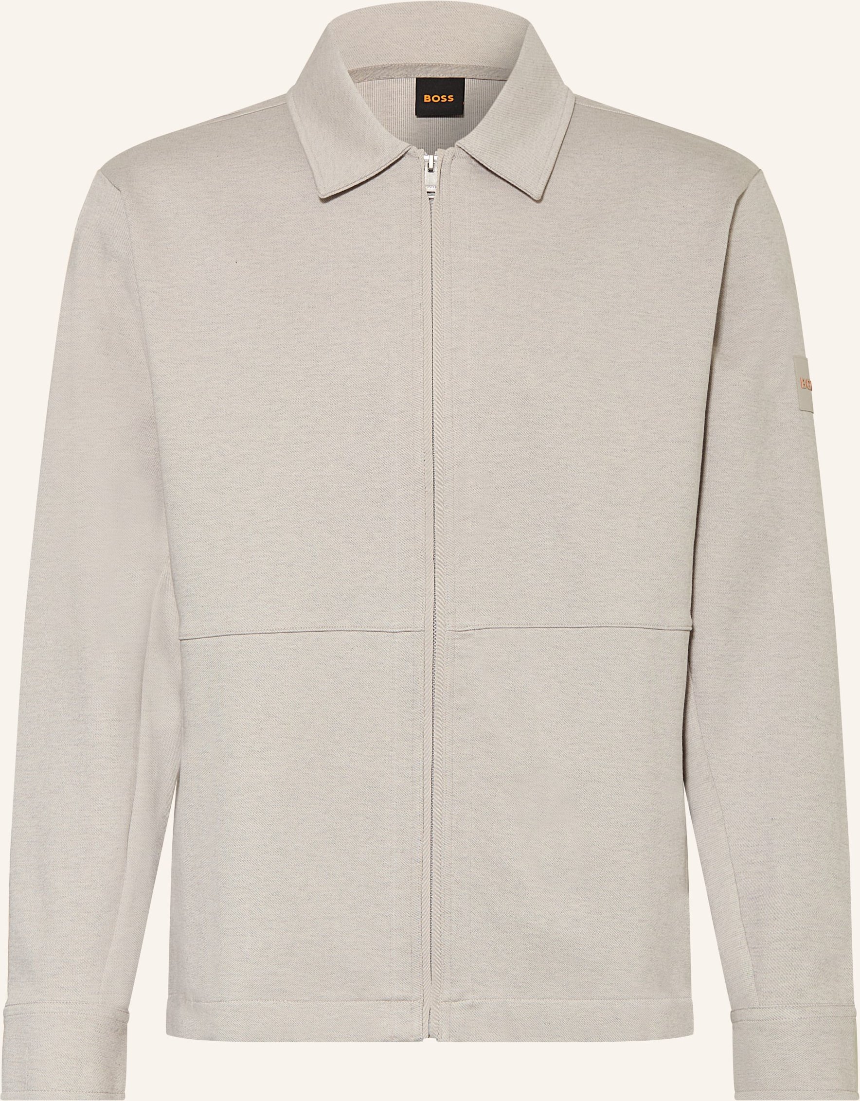 Boss Sweatjacke Twist beige