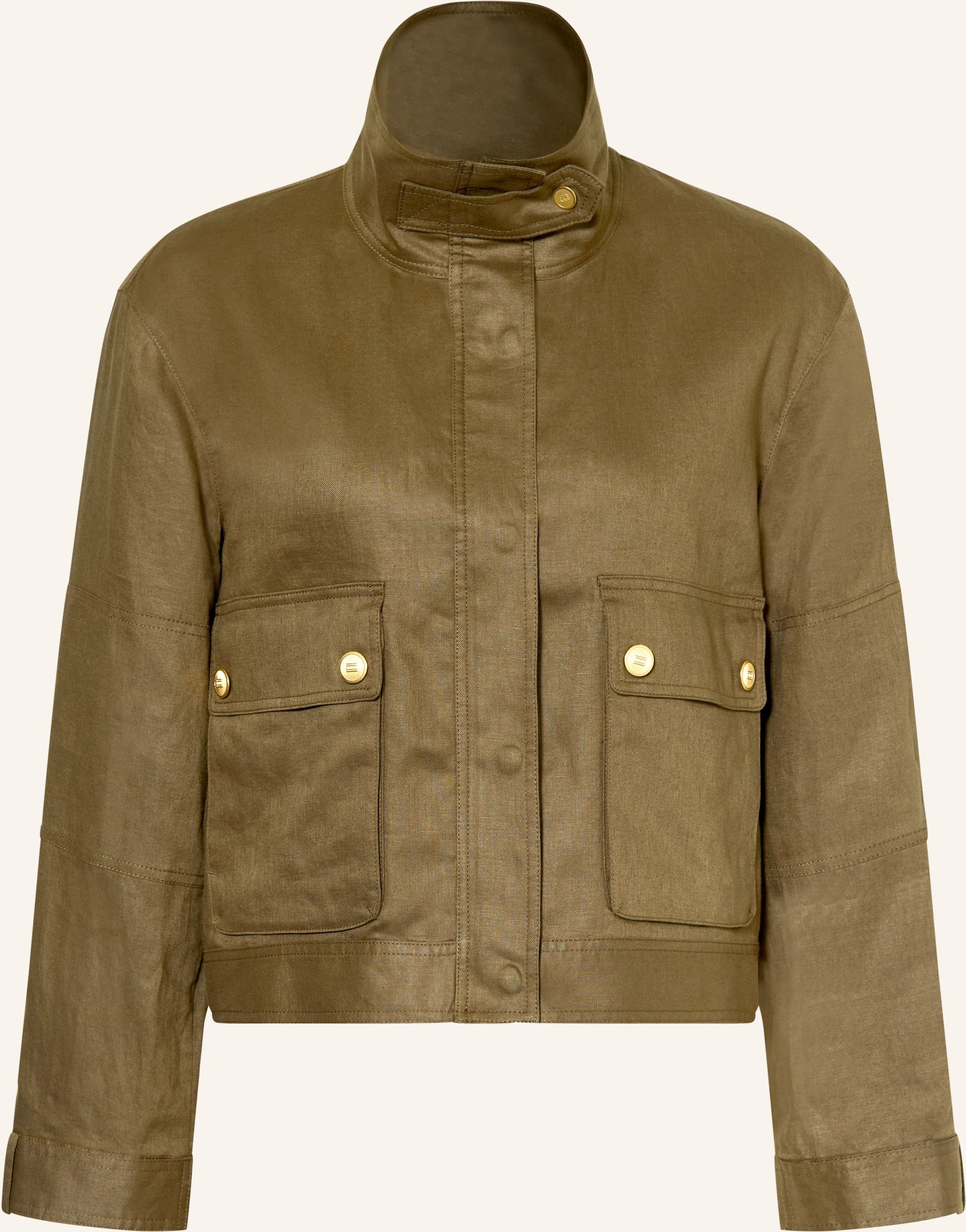 Tommy Hilfiger Leinenjacke gruen