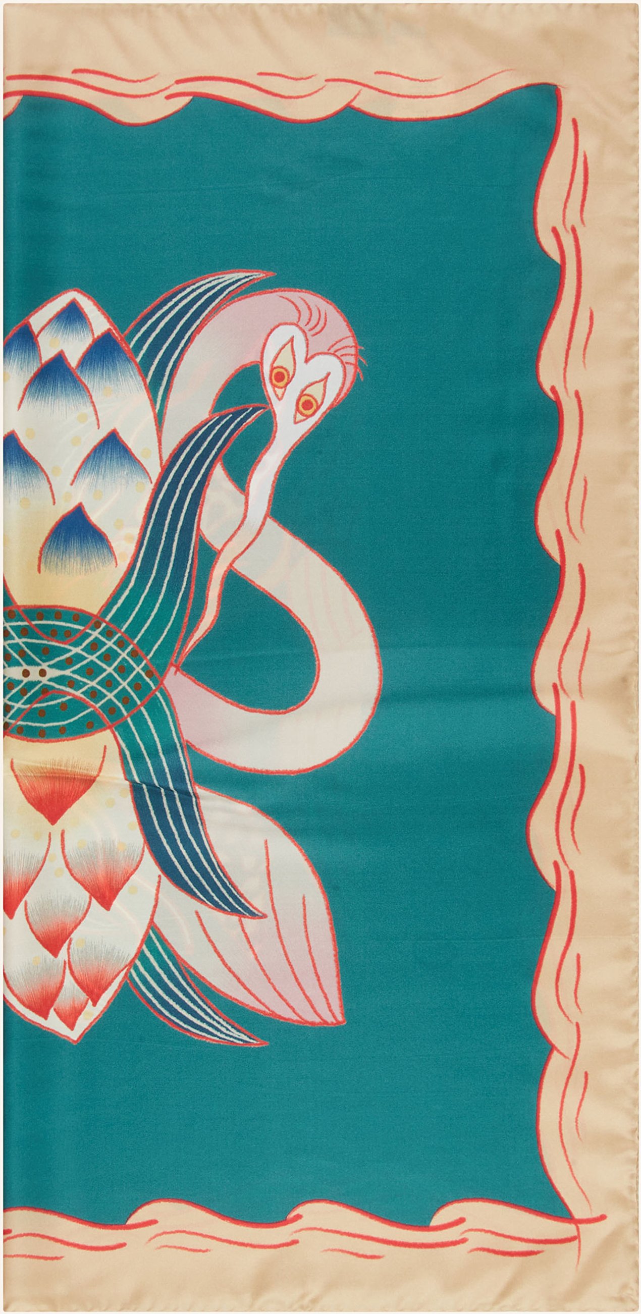 Etro Seidentuch blau