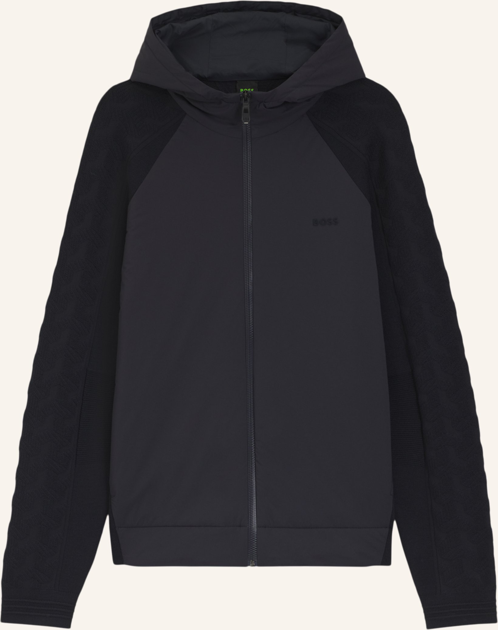 Boss Casual Jacke Kn_Mirror Hy Regular Fit blau