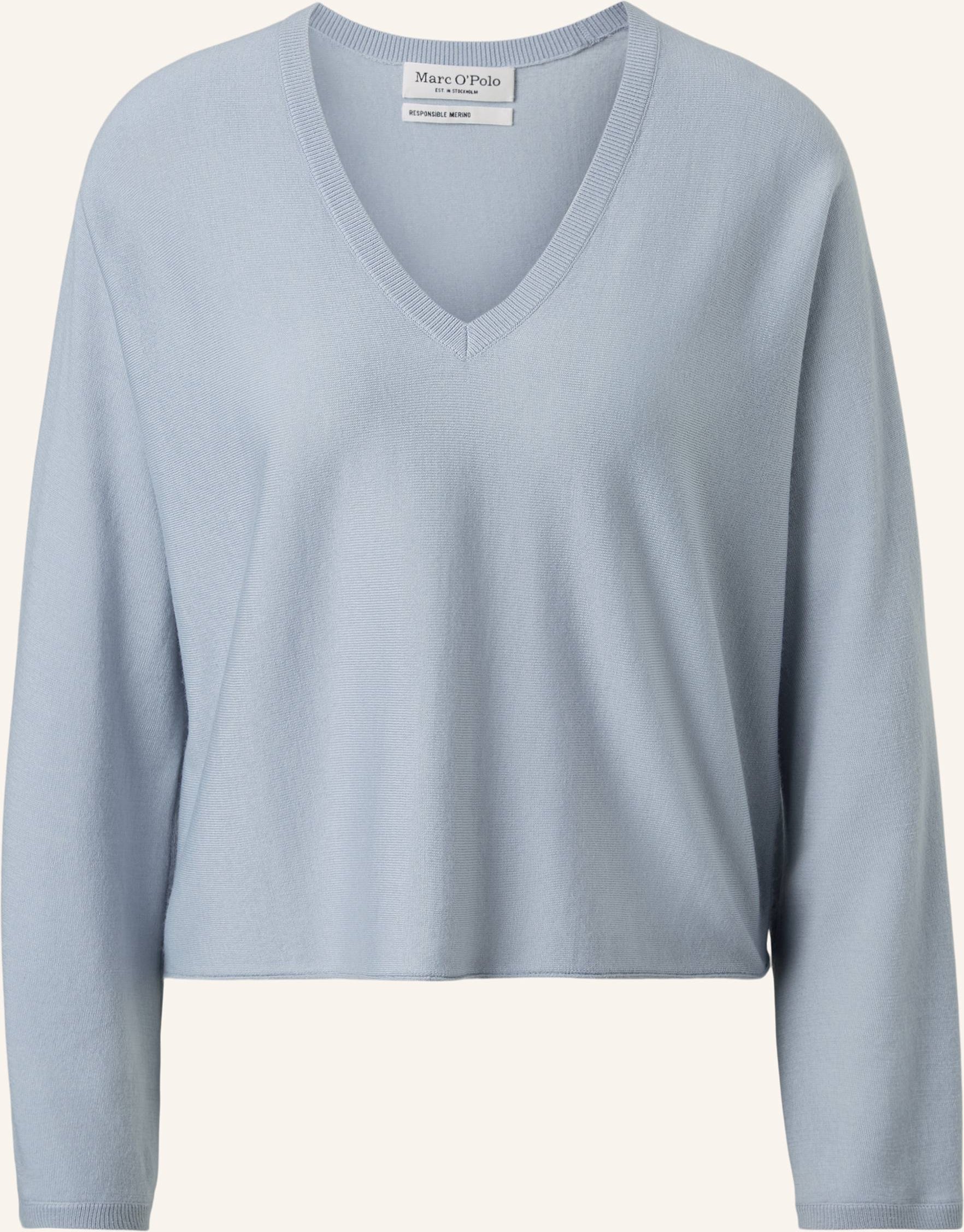 Marc O'polo V-Neck-Pullover grau