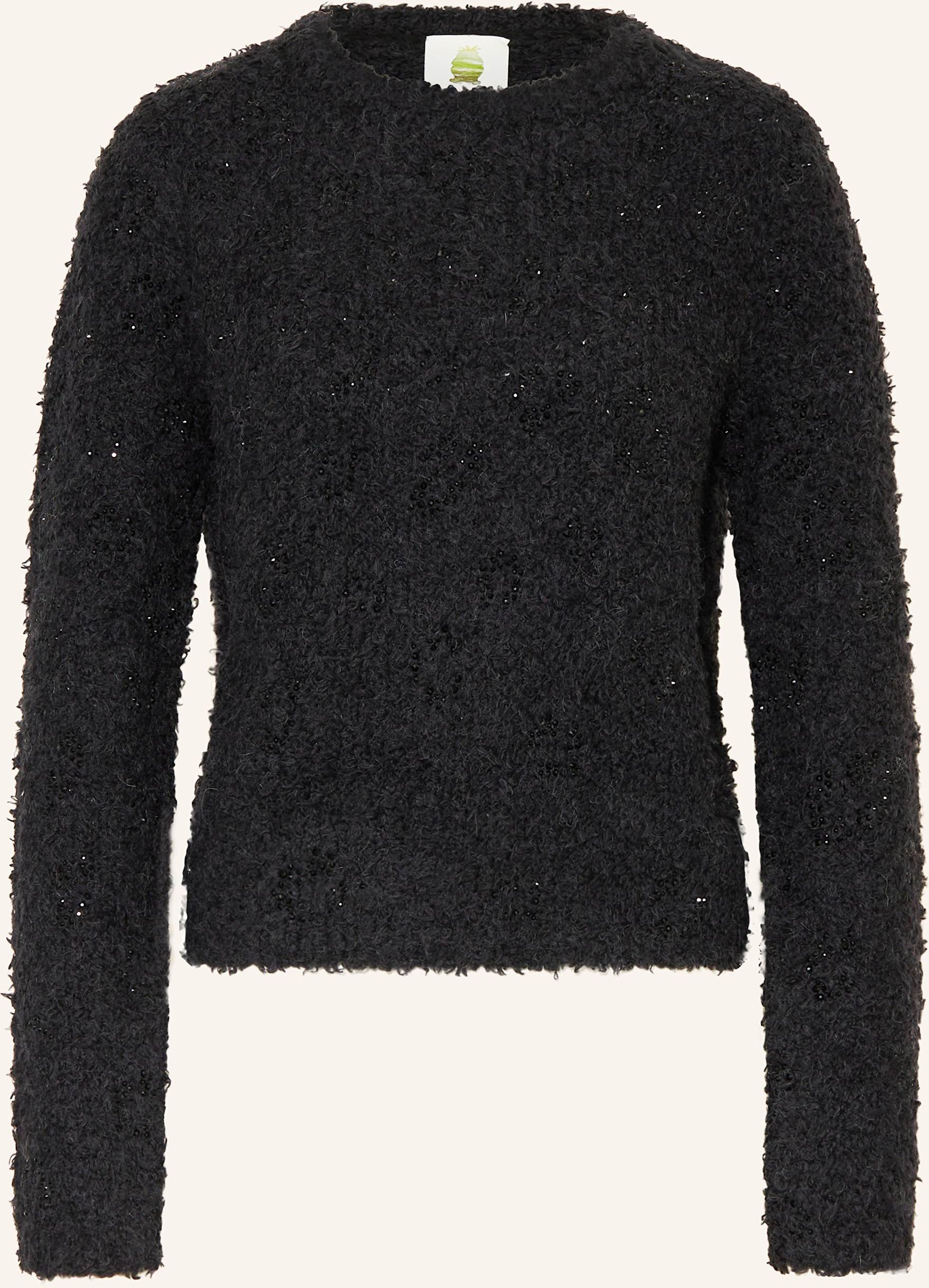 Princess Goes Hollywood Pullover Mit Alpaka Und Mit Schmucksteinen schwarz