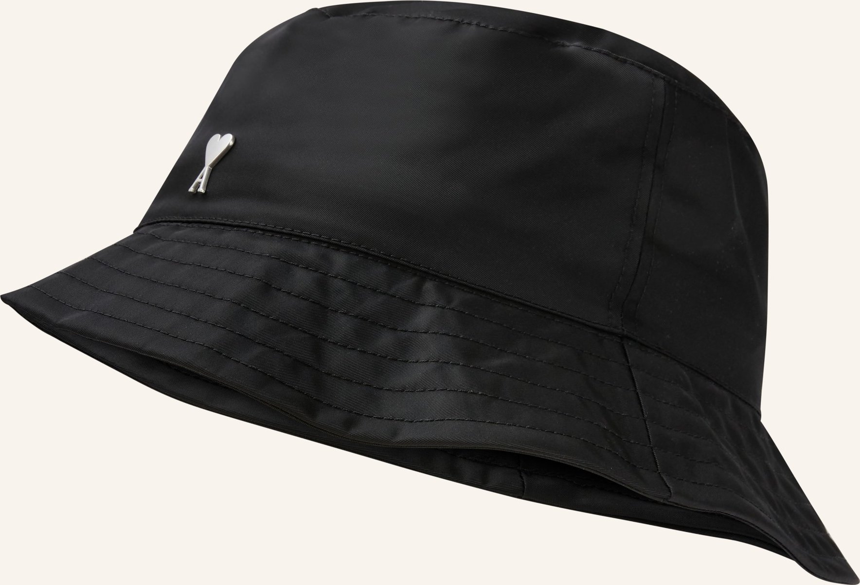Ami Paris Bucket Hat schwarz