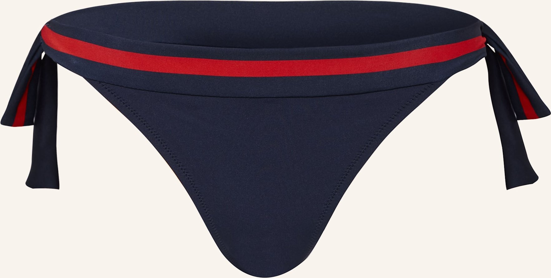 Vilebrequin Triangel-Bikini-Hose Solid Flamme blau