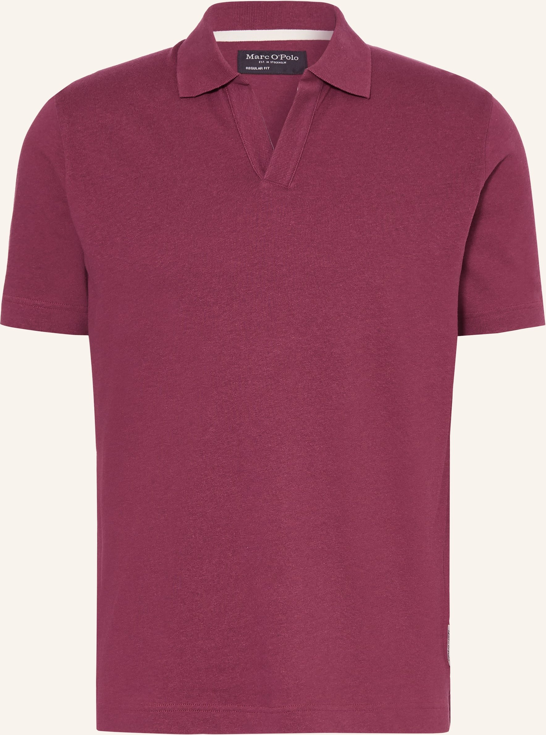 Marc O'polo Jersey-Poloshirt Regular Fit rot