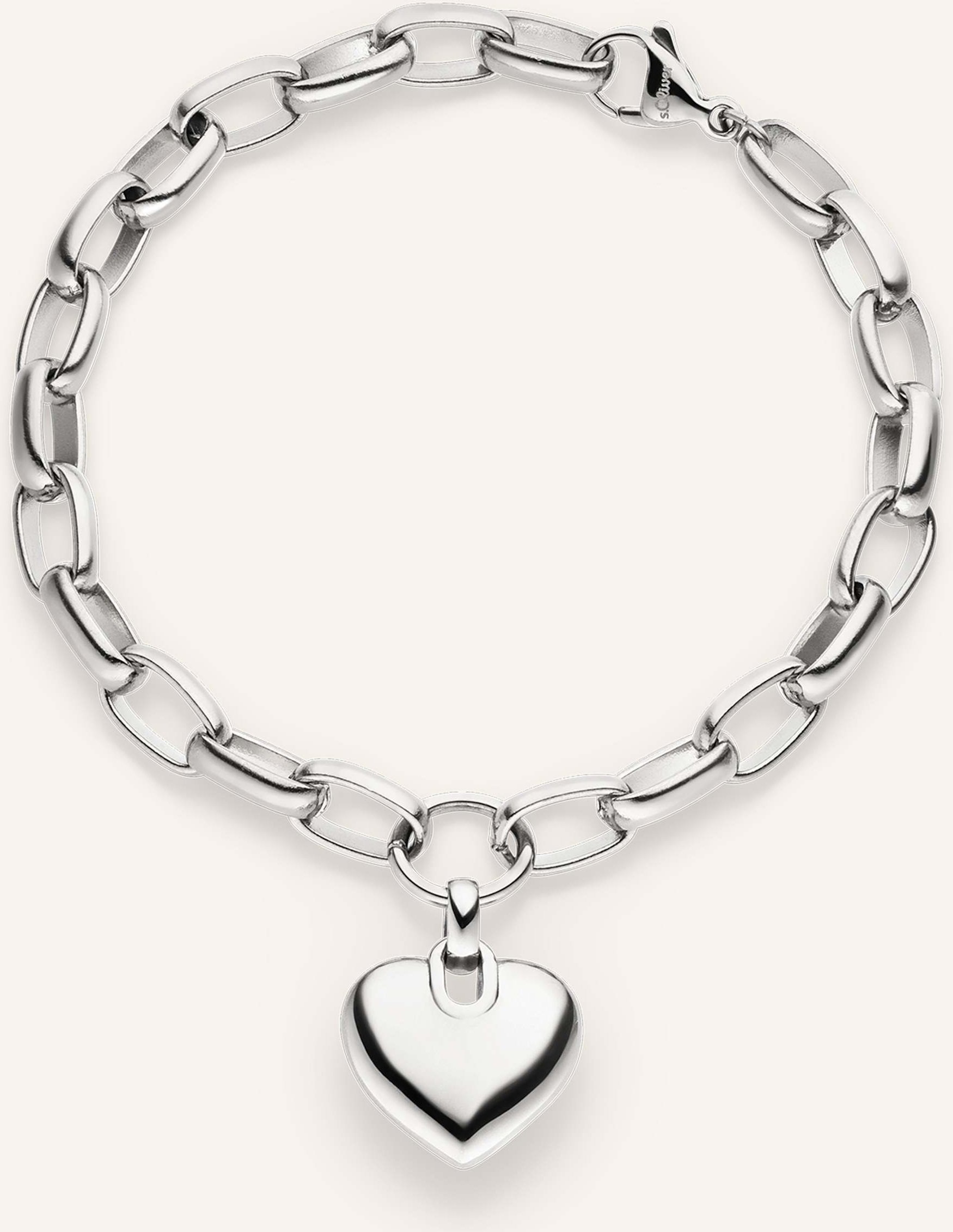 S.Oliver Armband Aus Edelstahl silber