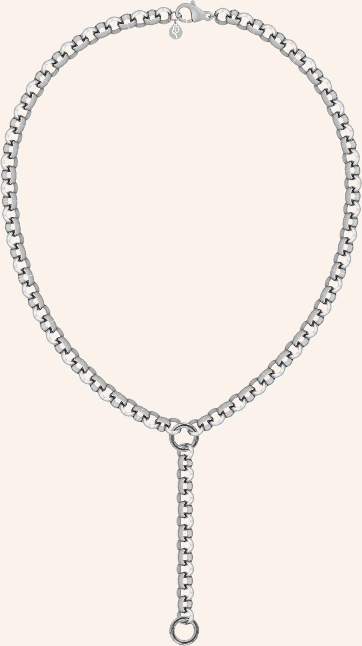 Edblad Halskette Loop Charm L silber