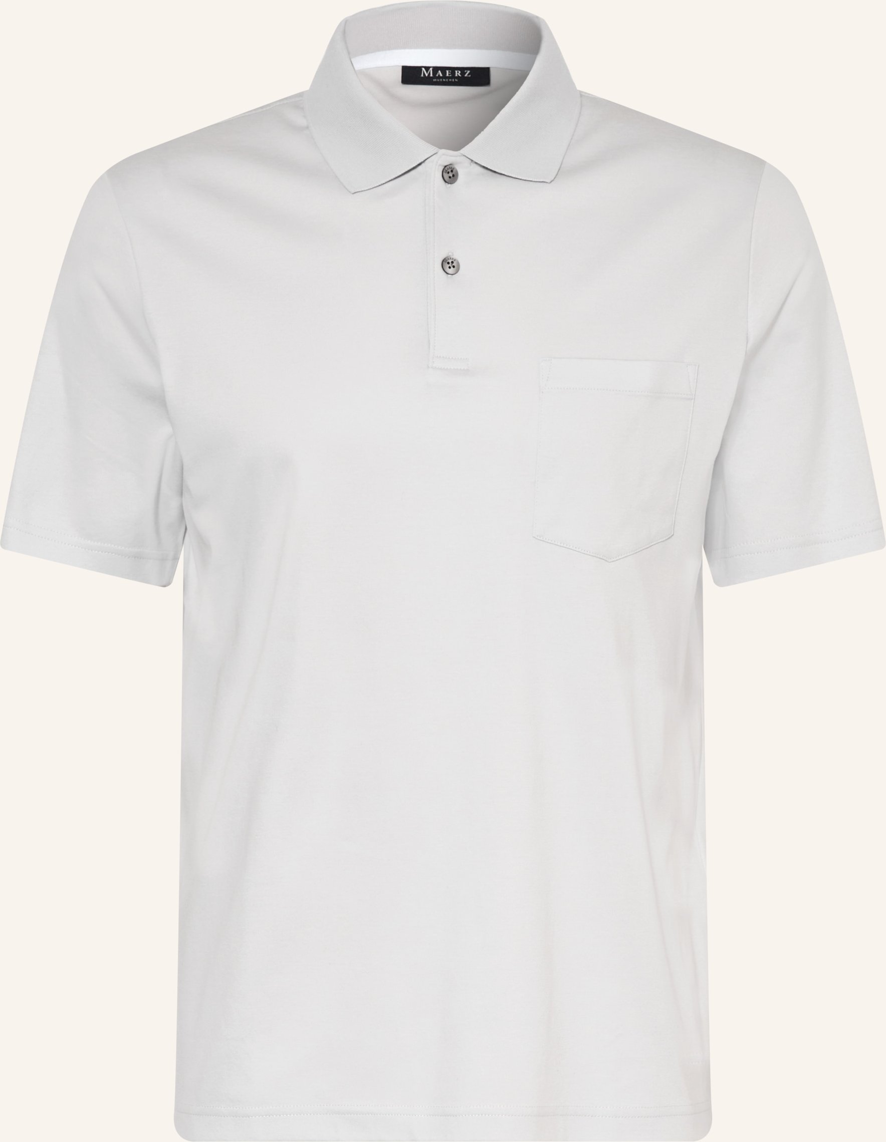 Maerz Muenchen Jersey-Poloshirt grau