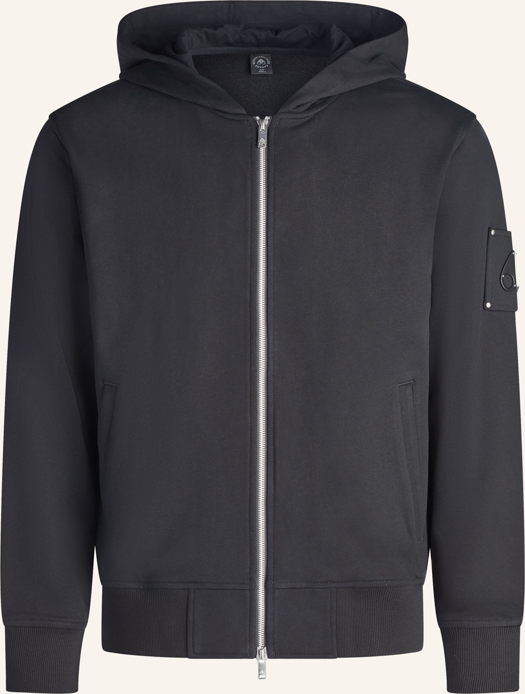 Moose Knuckles Sweatjacke Hartsfield Zip-Up schwarz
