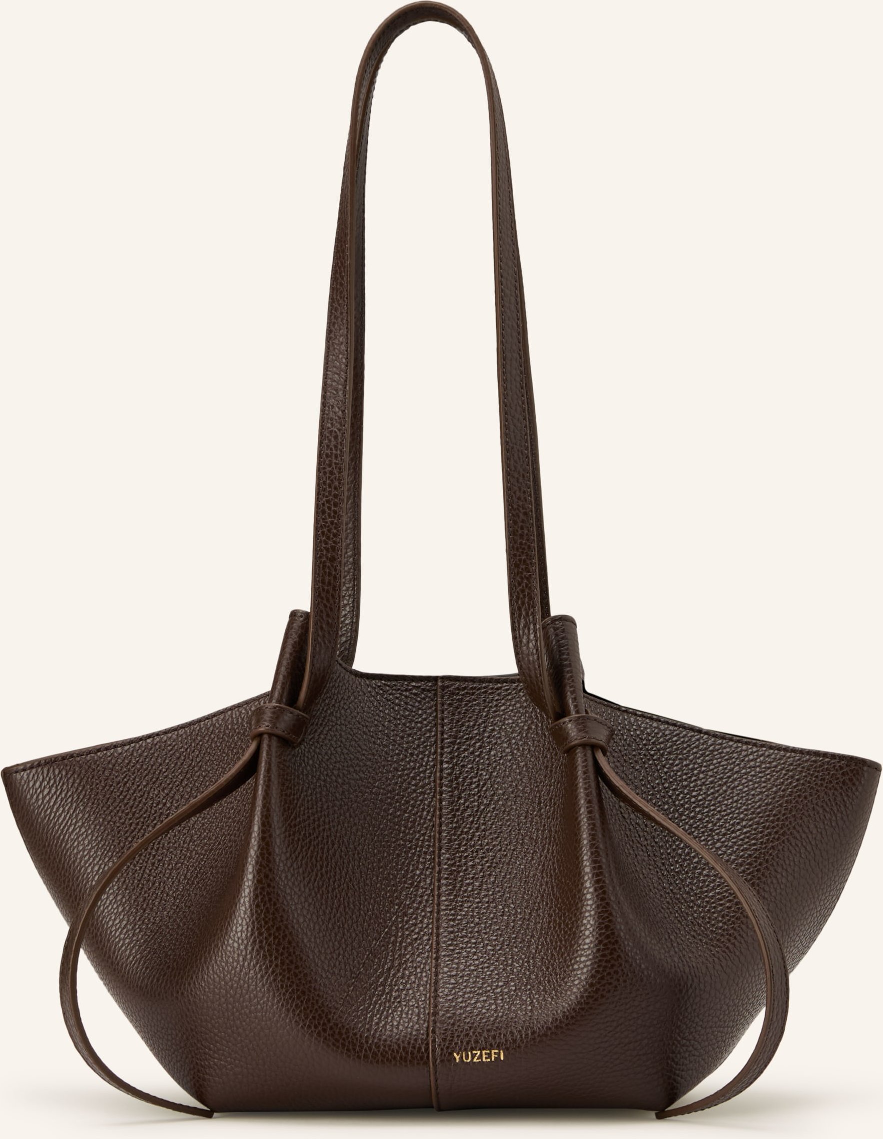 Yuzefi Schultertasche Mochi braun