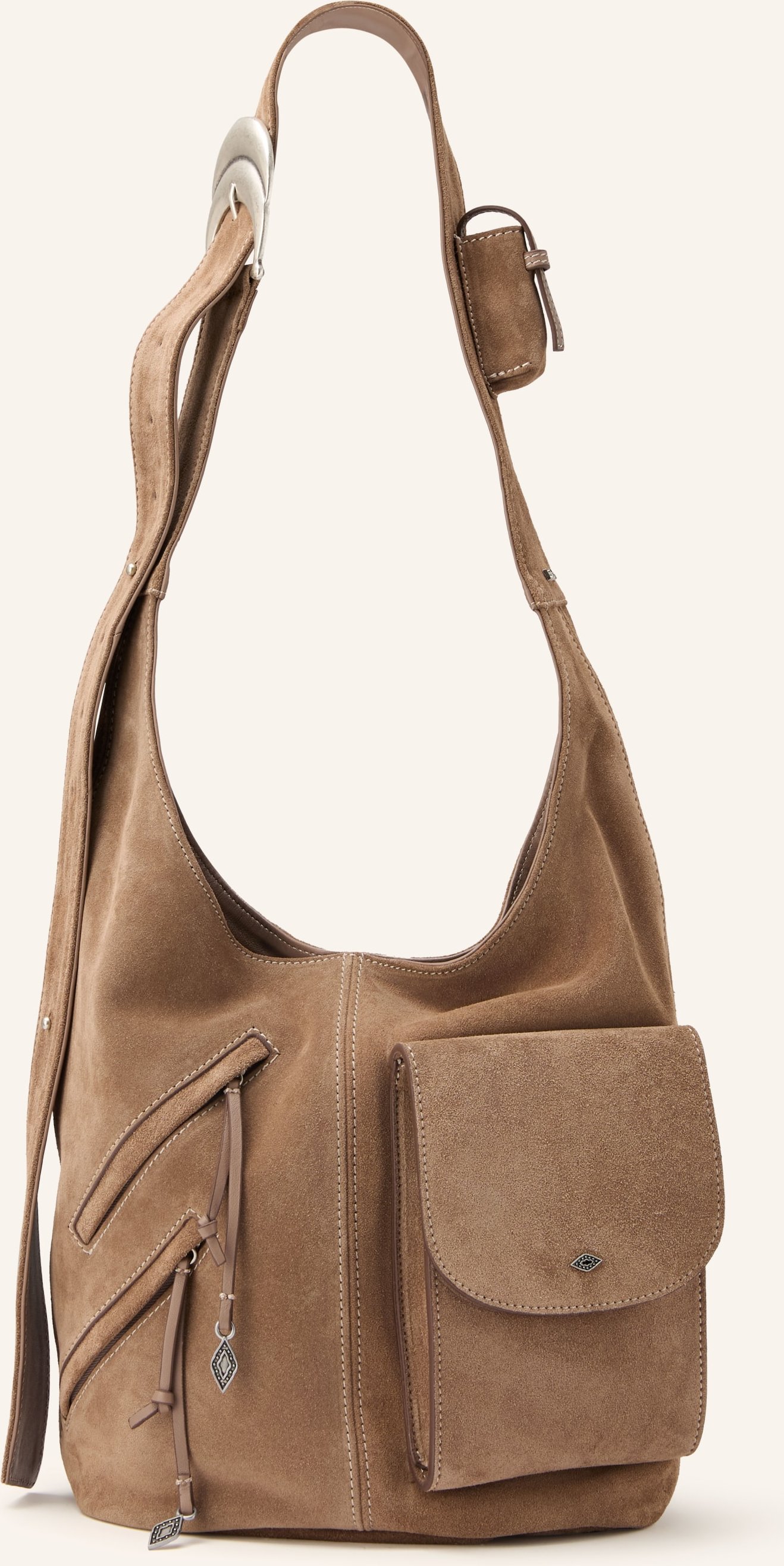 Ba&Sh Schultertasche Youyou Large braun