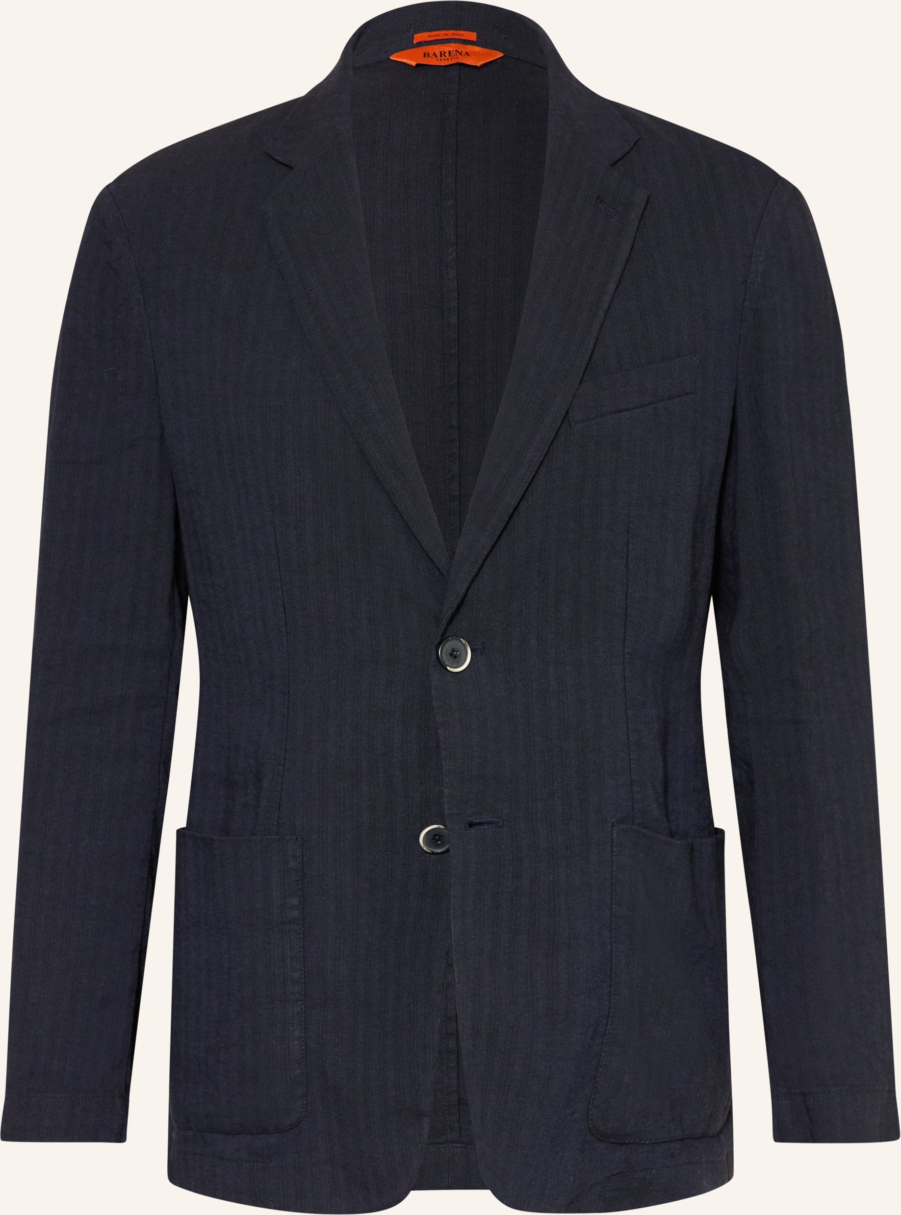 Barena Venezia Anzugssakko Giacca Borgo Slim Fit Mit Leinen blau