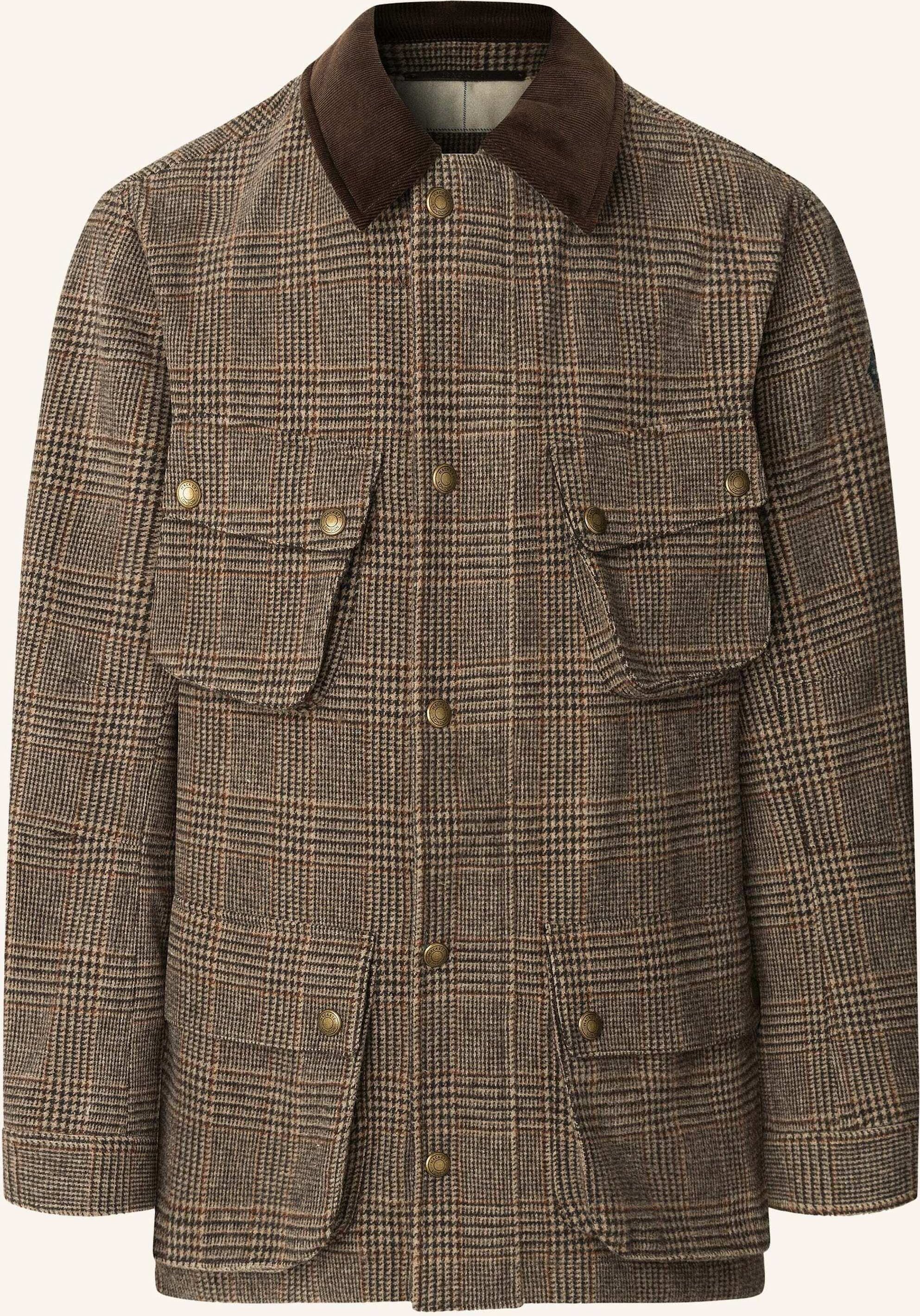 Hackett London Fieldjacket Country Velo Jkt braun