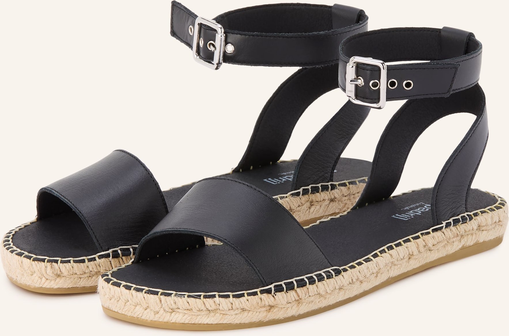 Espadrij L'originale Sandalen Nimes schwarz