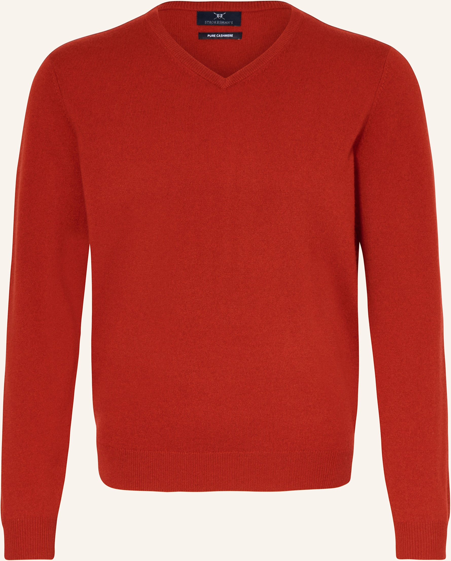 Strokesman's Cashmere-Pullover rot