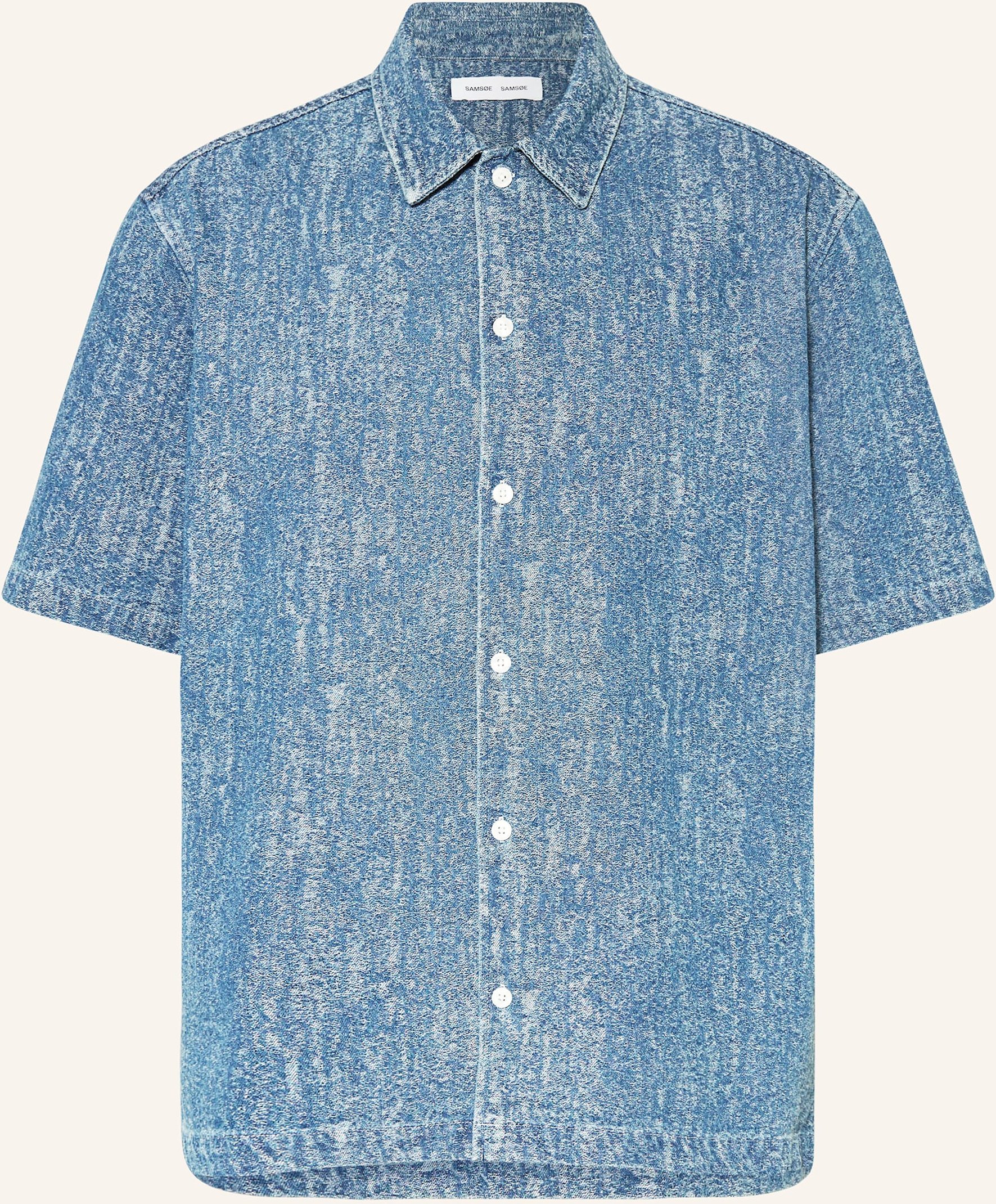 Samsøe Samsøe Jeanshemd Saayo Comfort Fit blau