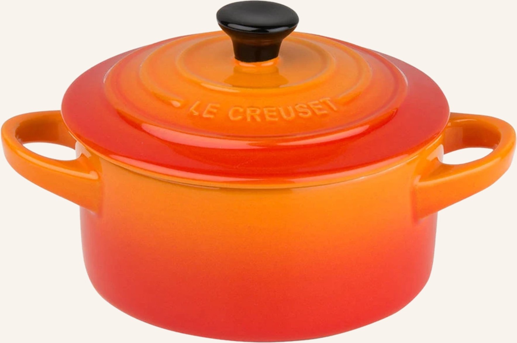 Le Creuset Mini-Cocotte orange