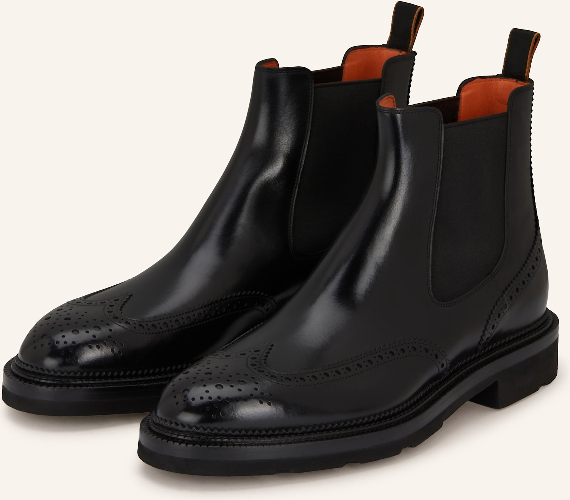 Thumbnail - Santoni Chelsea-Boots Kalamaboot schwarz