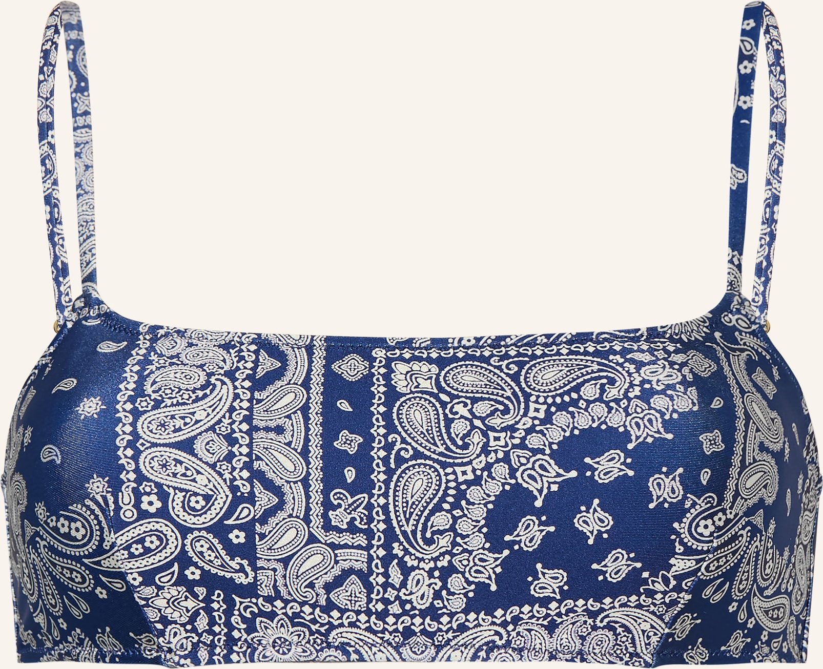 Mrs & Hugs Bustier-Bikini-Top blau