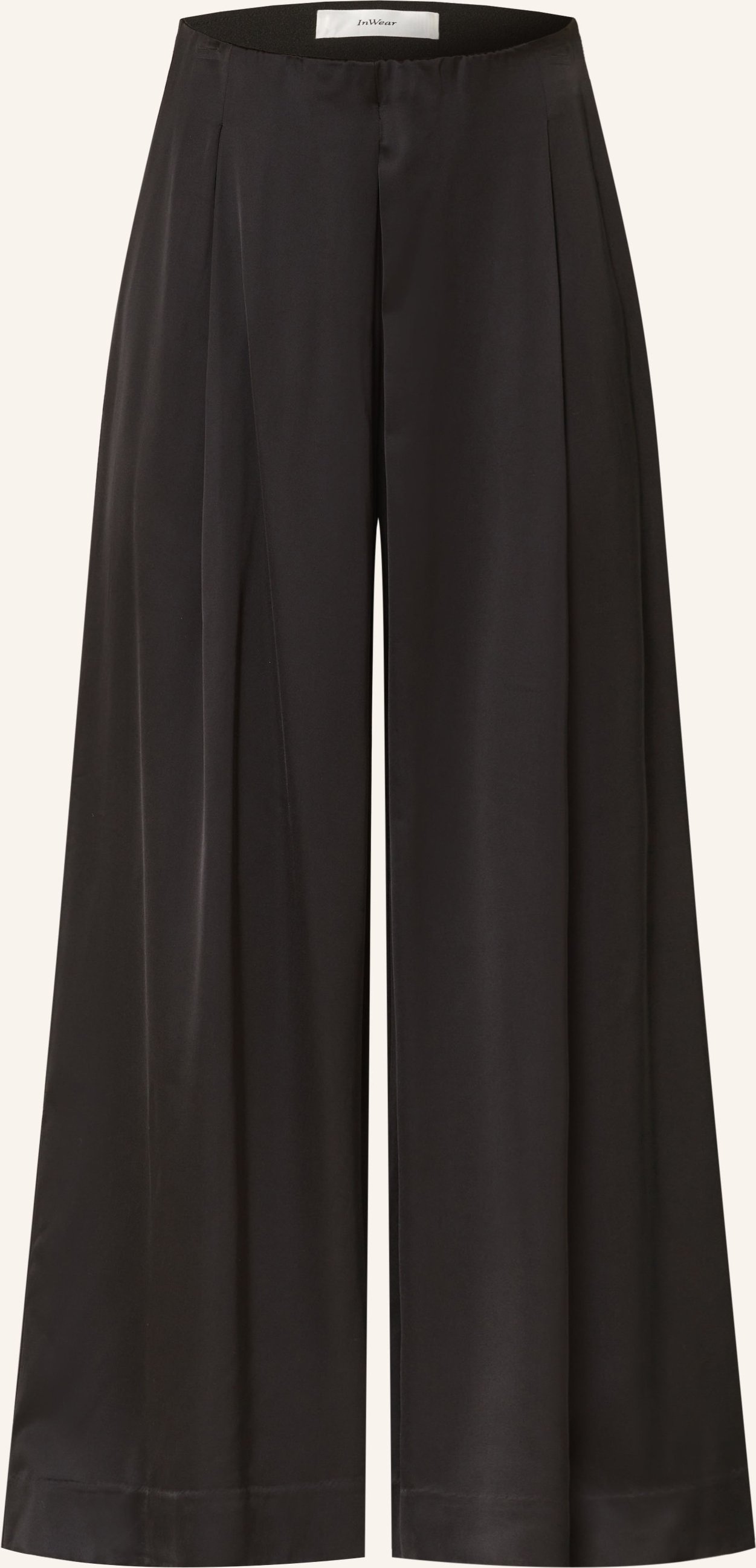 Inwear Marlenehose Zumahiw Aus Satin schwarz