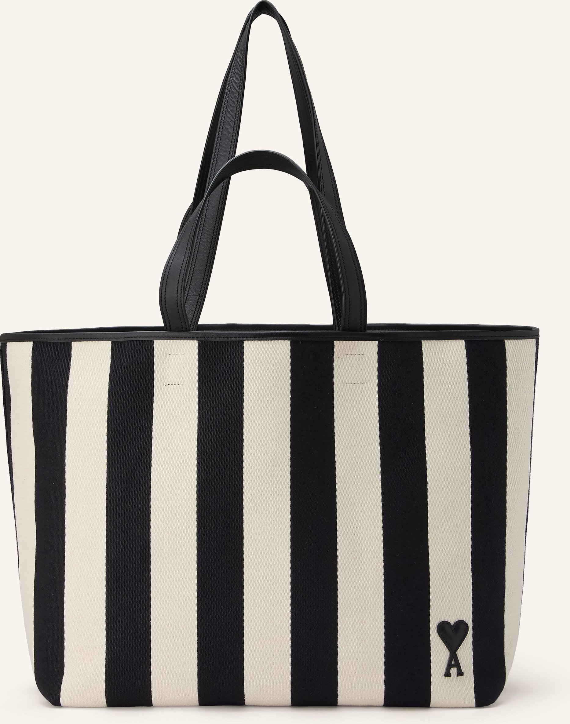 Ami Paris Shopper Ami De Coeur schwarz