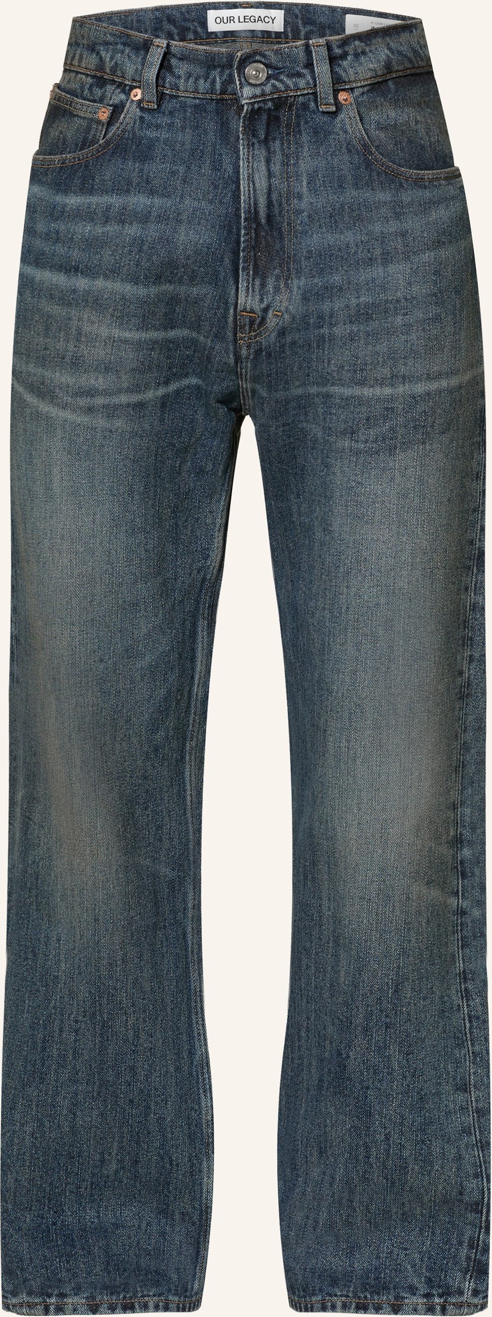 Our Legacy Jeans Third Cut Relaxed Fit blau