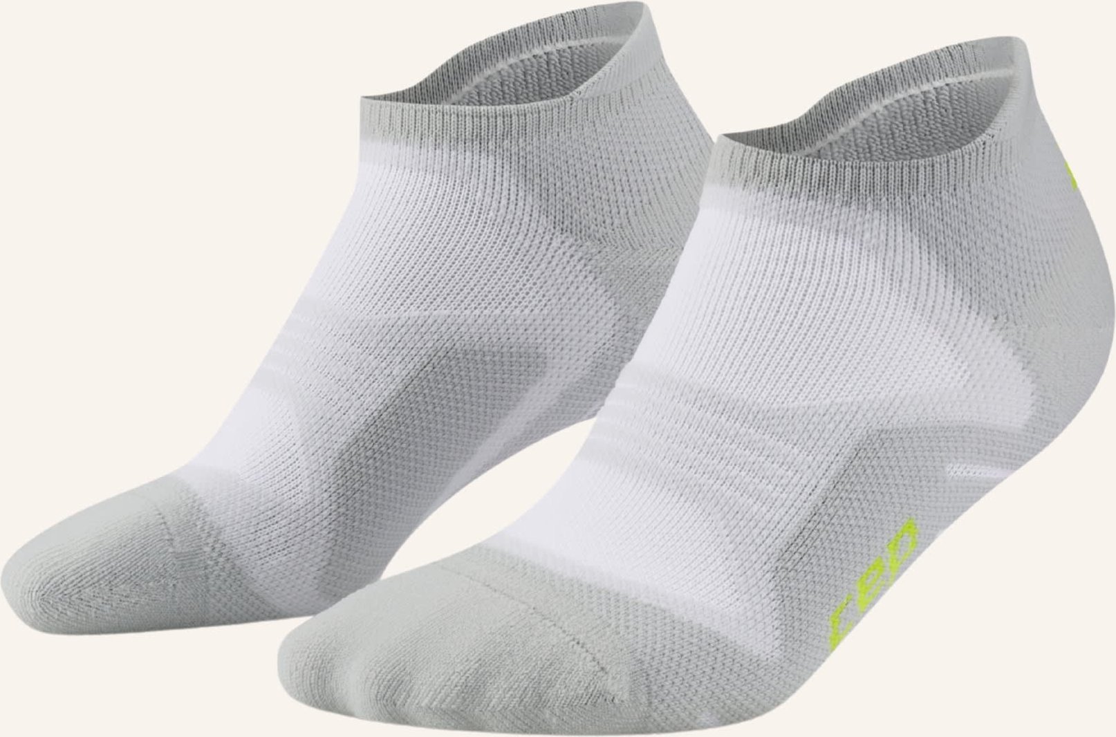 Thumbnail - Cep Run Cushion Socks No Show grau