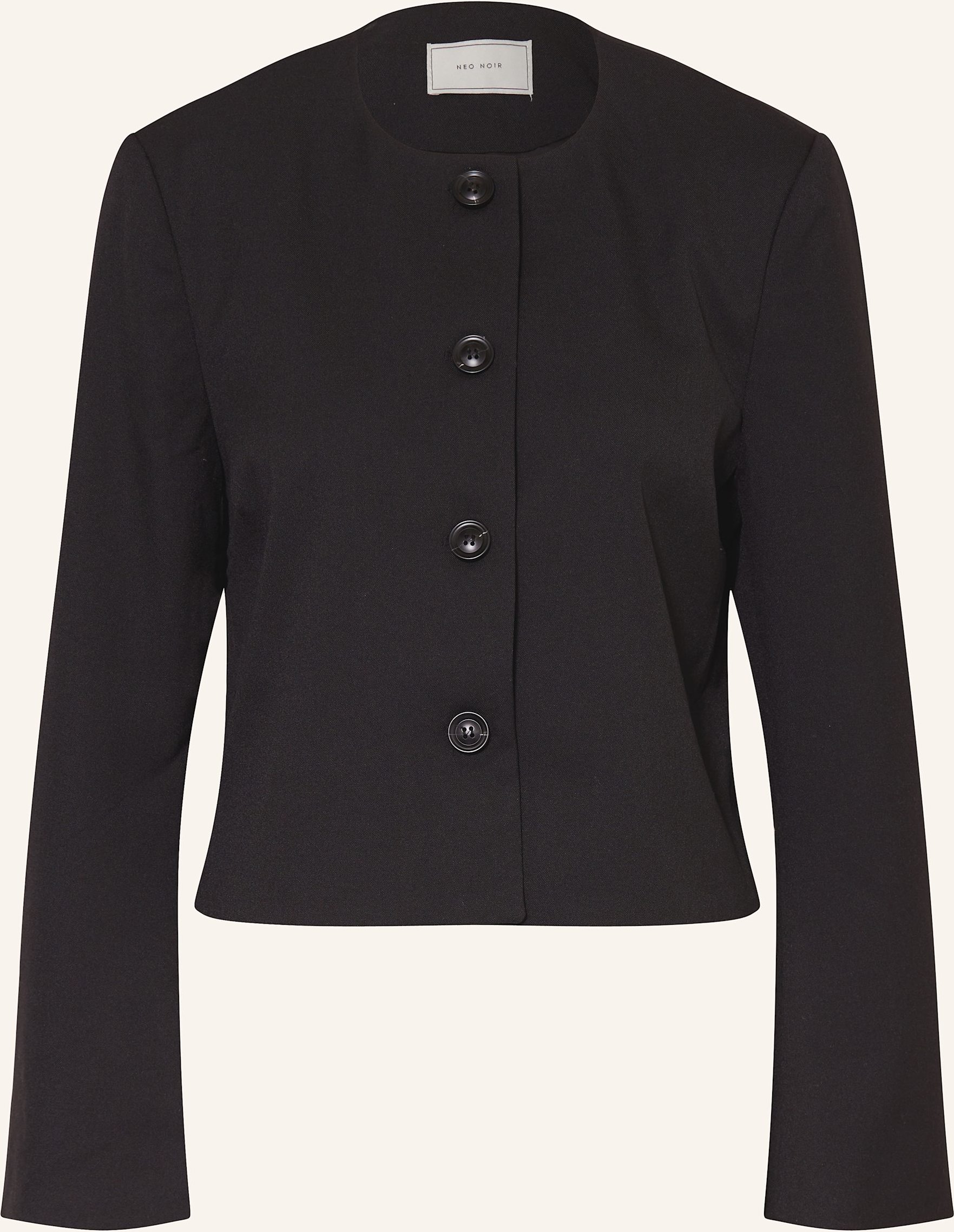 Neo Noir Kastenjacke Flynn schwarz