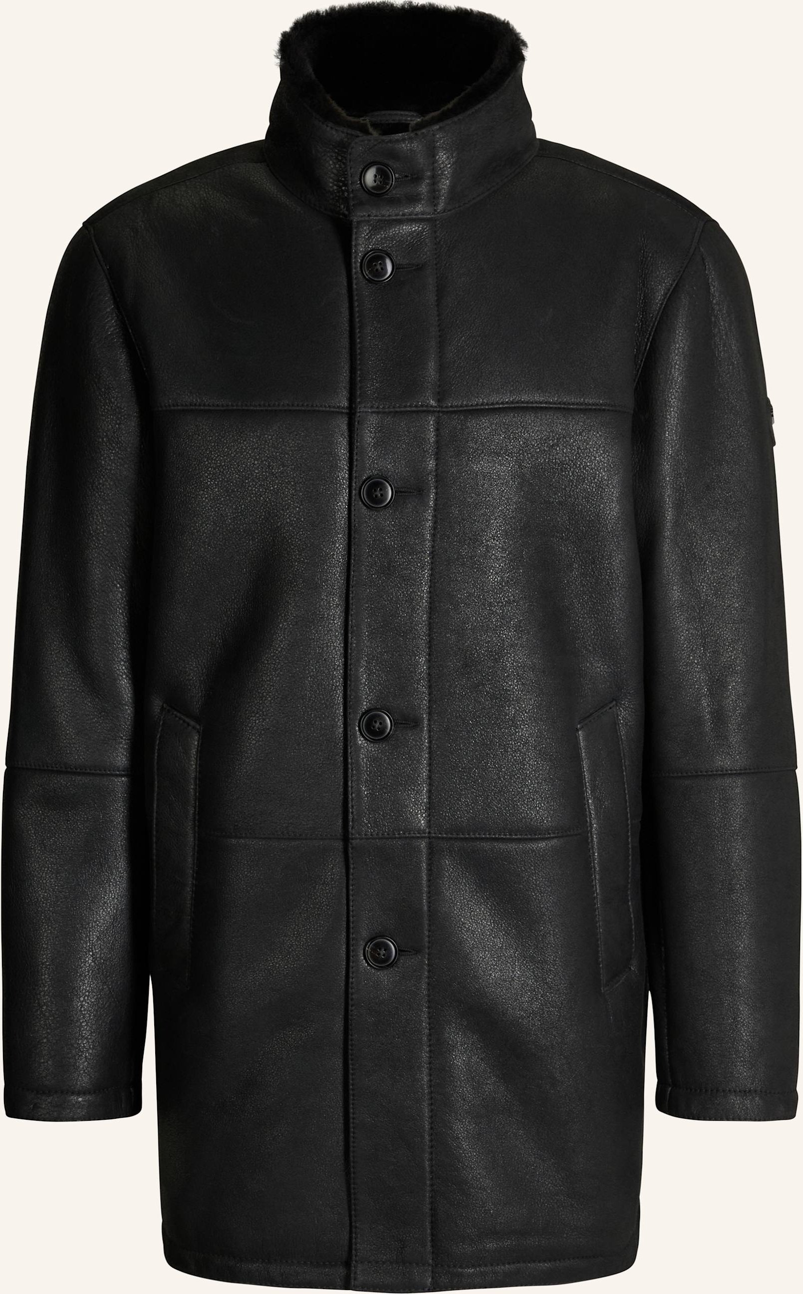 Joop! Lederjacke schwarz