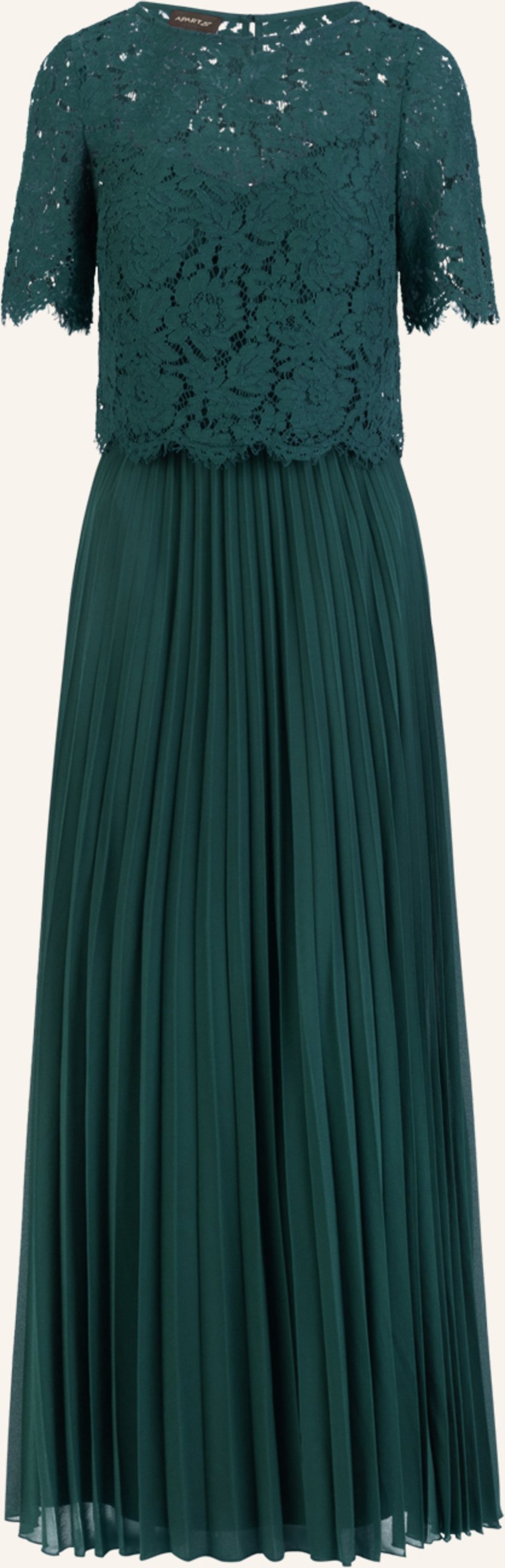 Apart Abendkleid Mit Spitzenjacke gruen