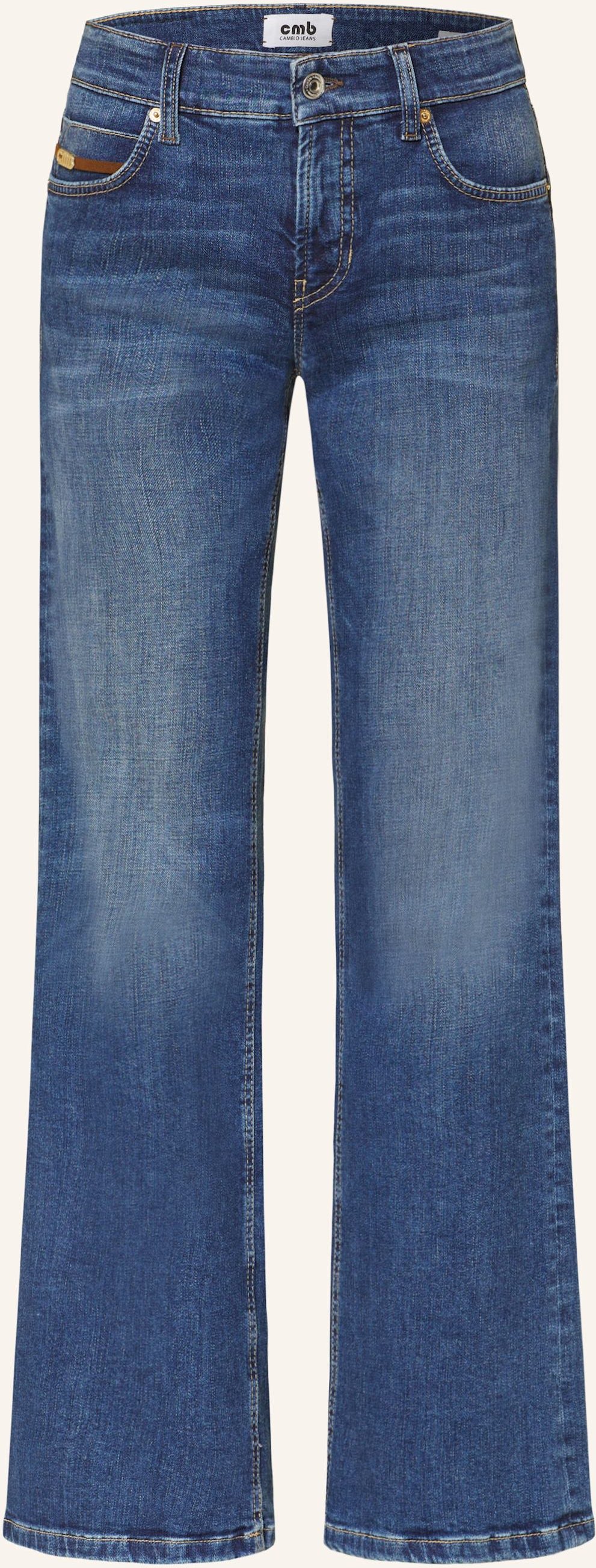 Cambio Widle Leg Jeans Tess blau