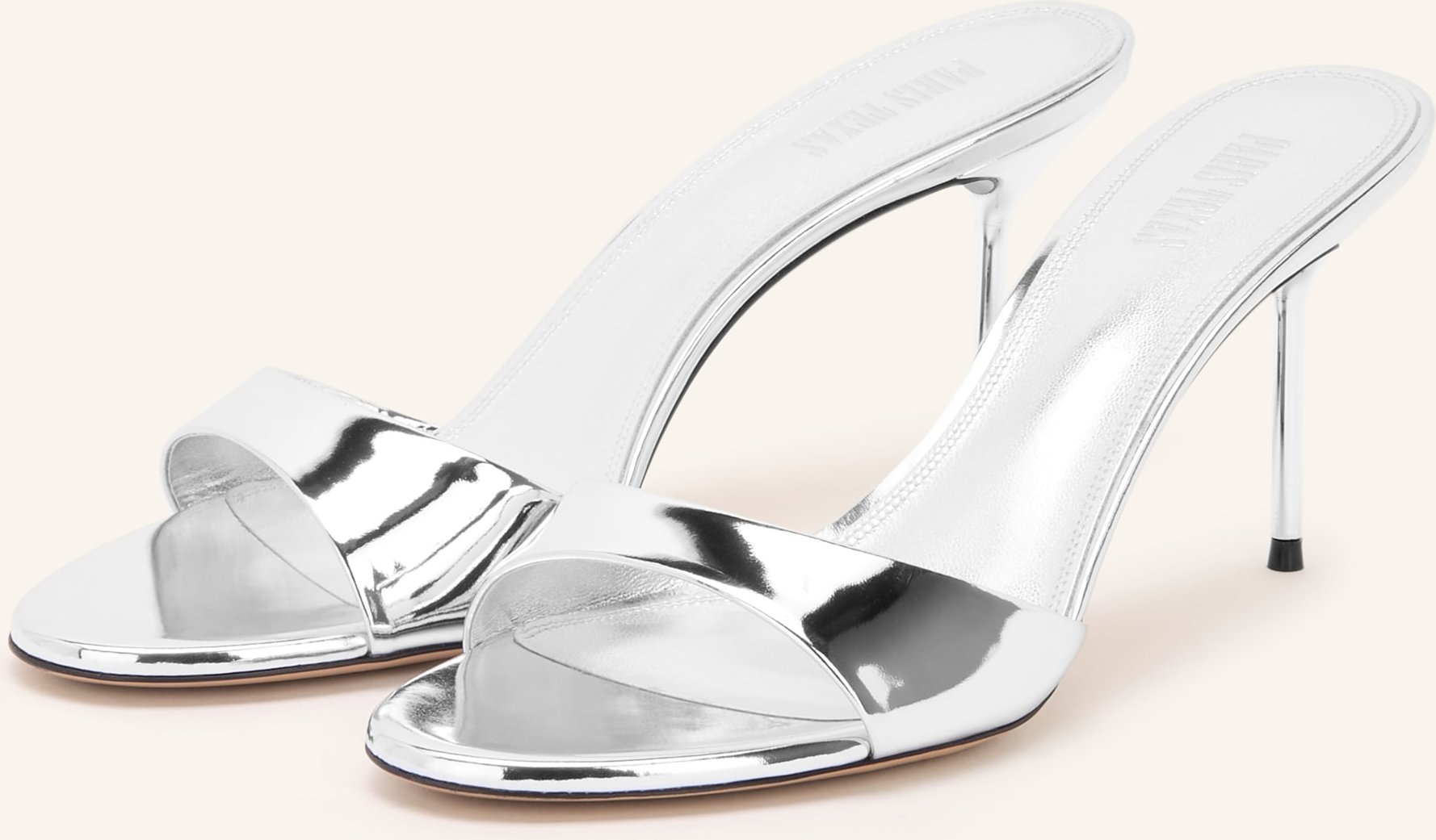 Paris Texas Mules Lidia silber