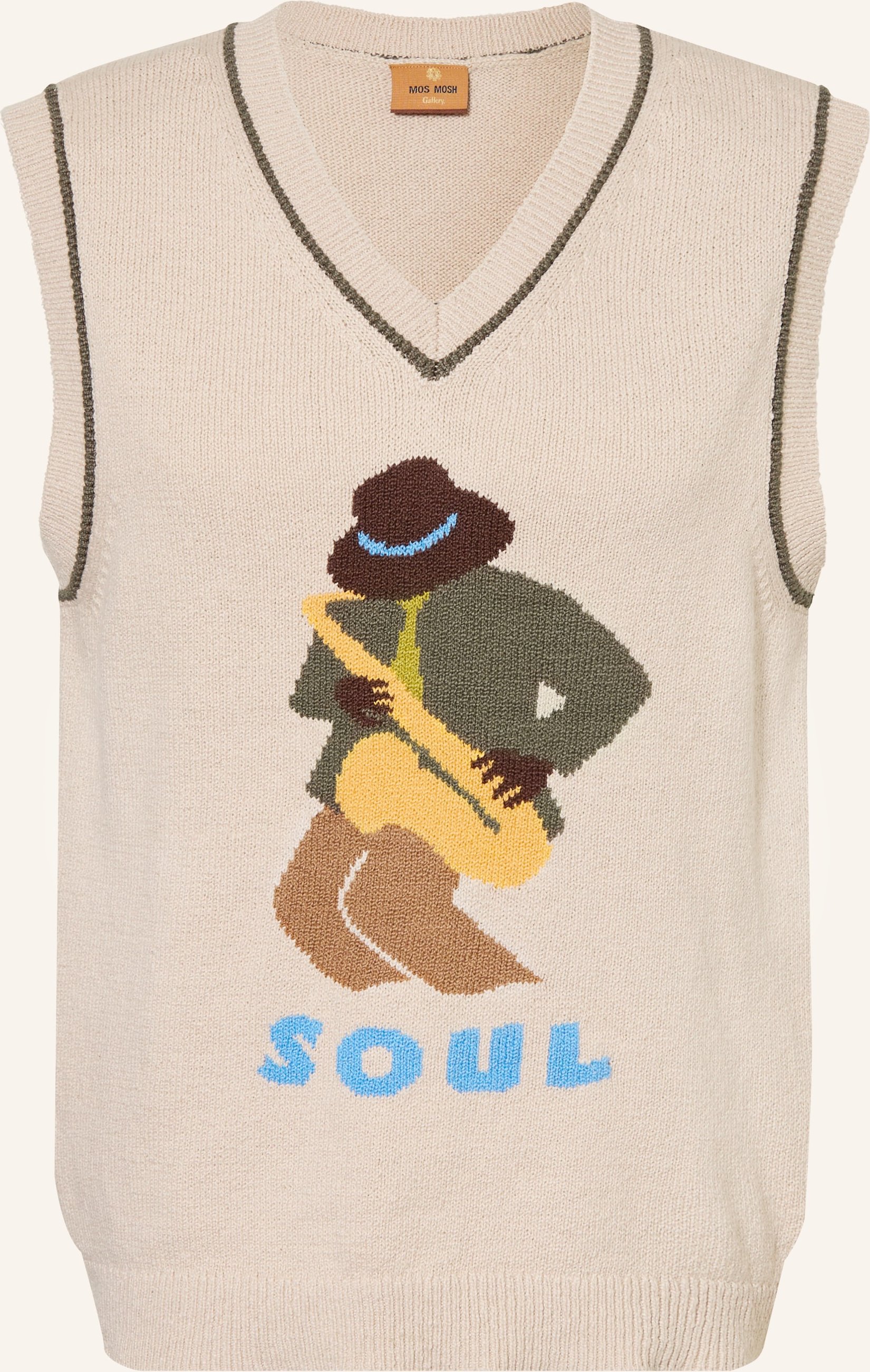 Mos Mosh Gallery Pullunder Mmgjazz beige