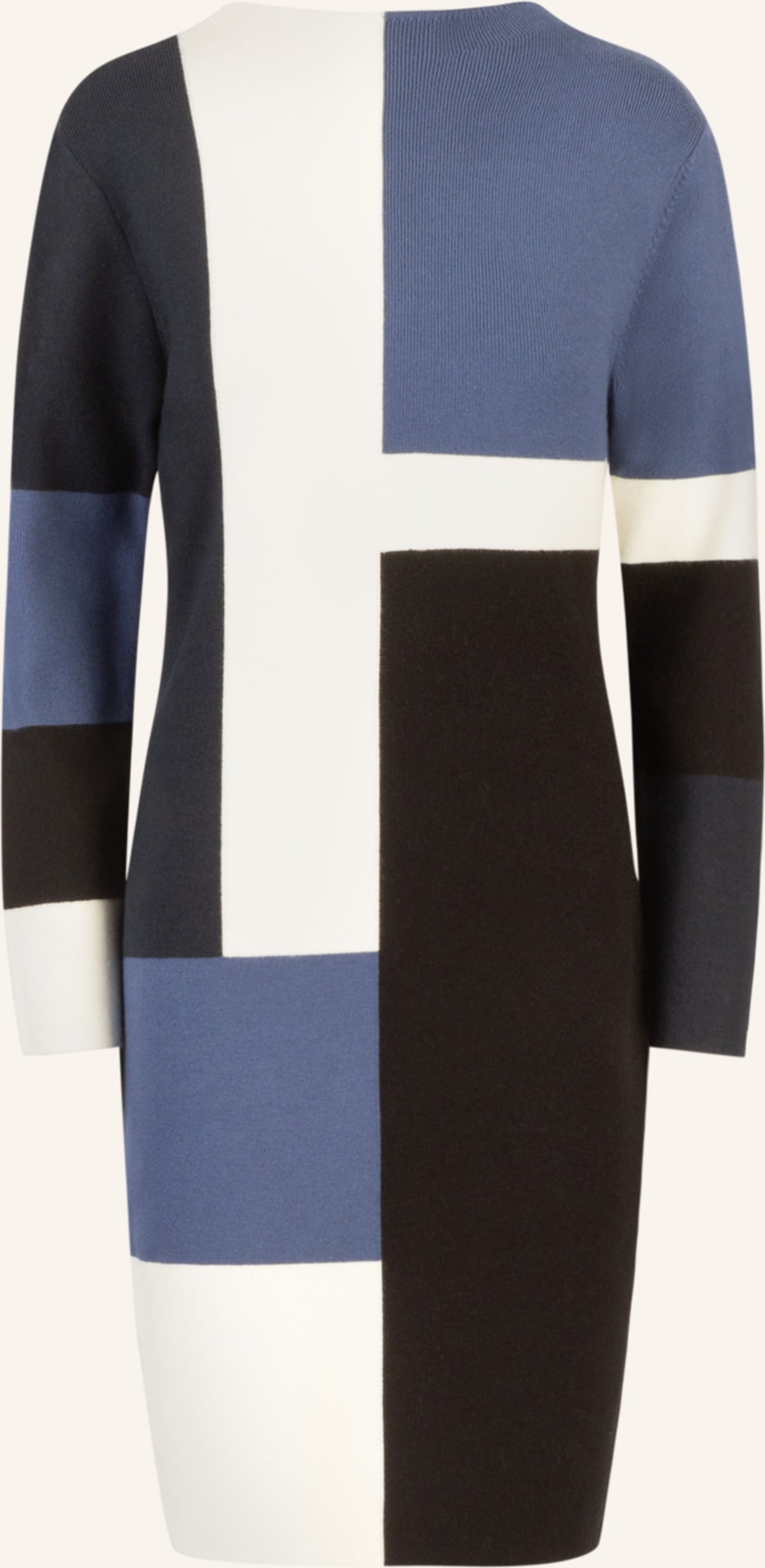 Thumbnail - Apart Colorblocking Strickkleid blau