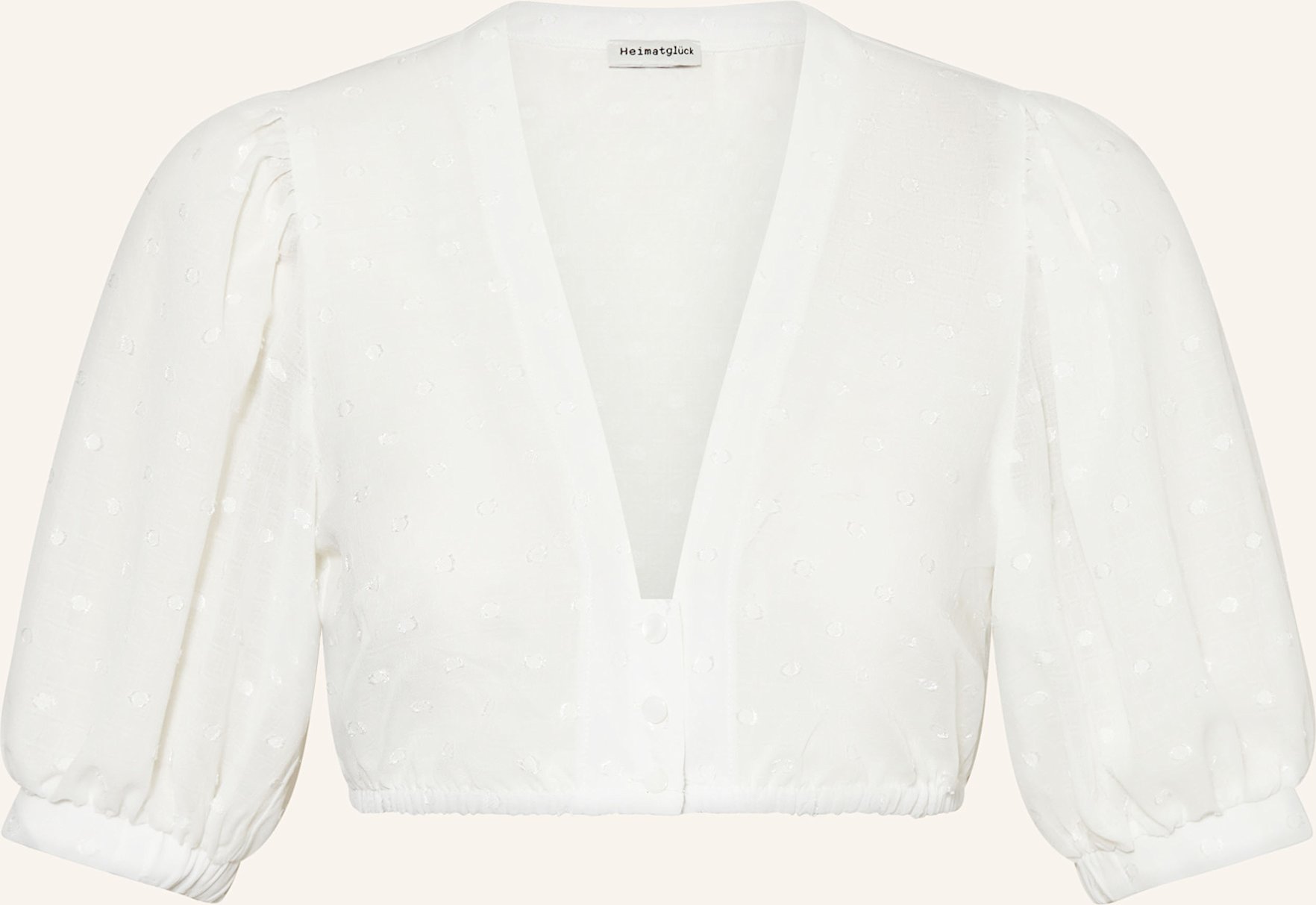 Heimatglück Tracht Dirndlbluse Paula weiss