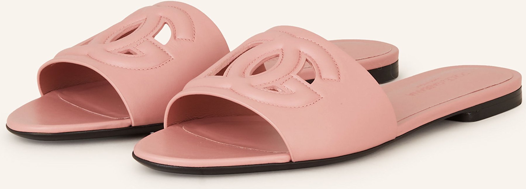 Dolce & Gabbana Pantoletten rosa