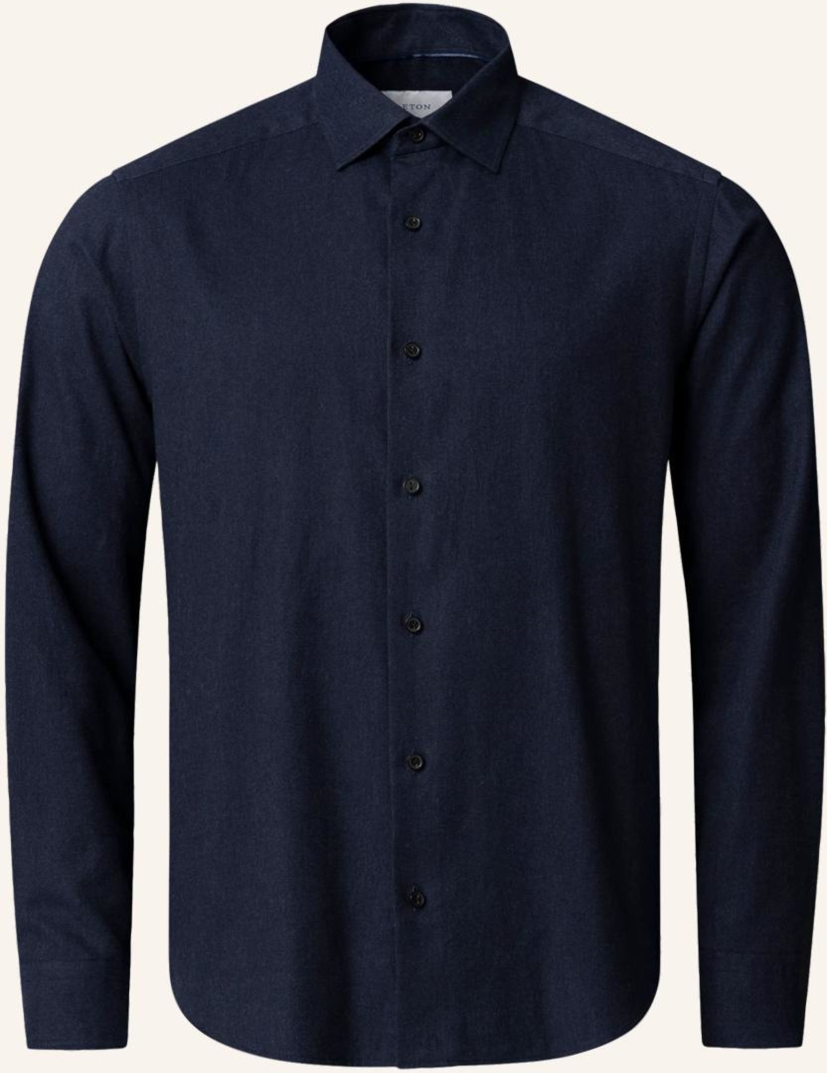 Thumbnail - Eton Flanellhemd Casual Fit blau