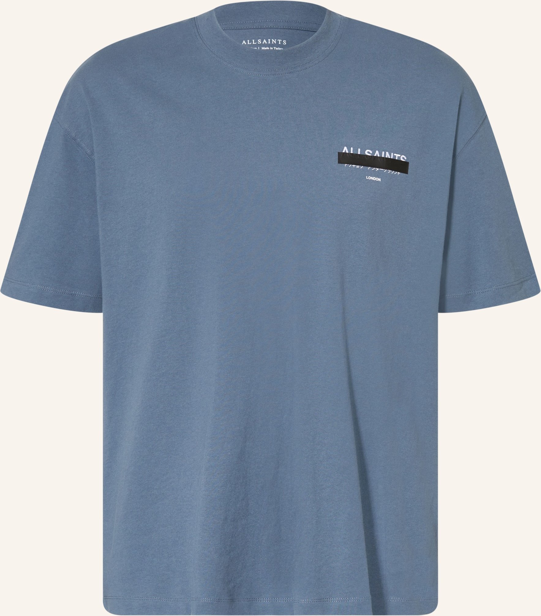 Allsaints T-Shirt Redact blau