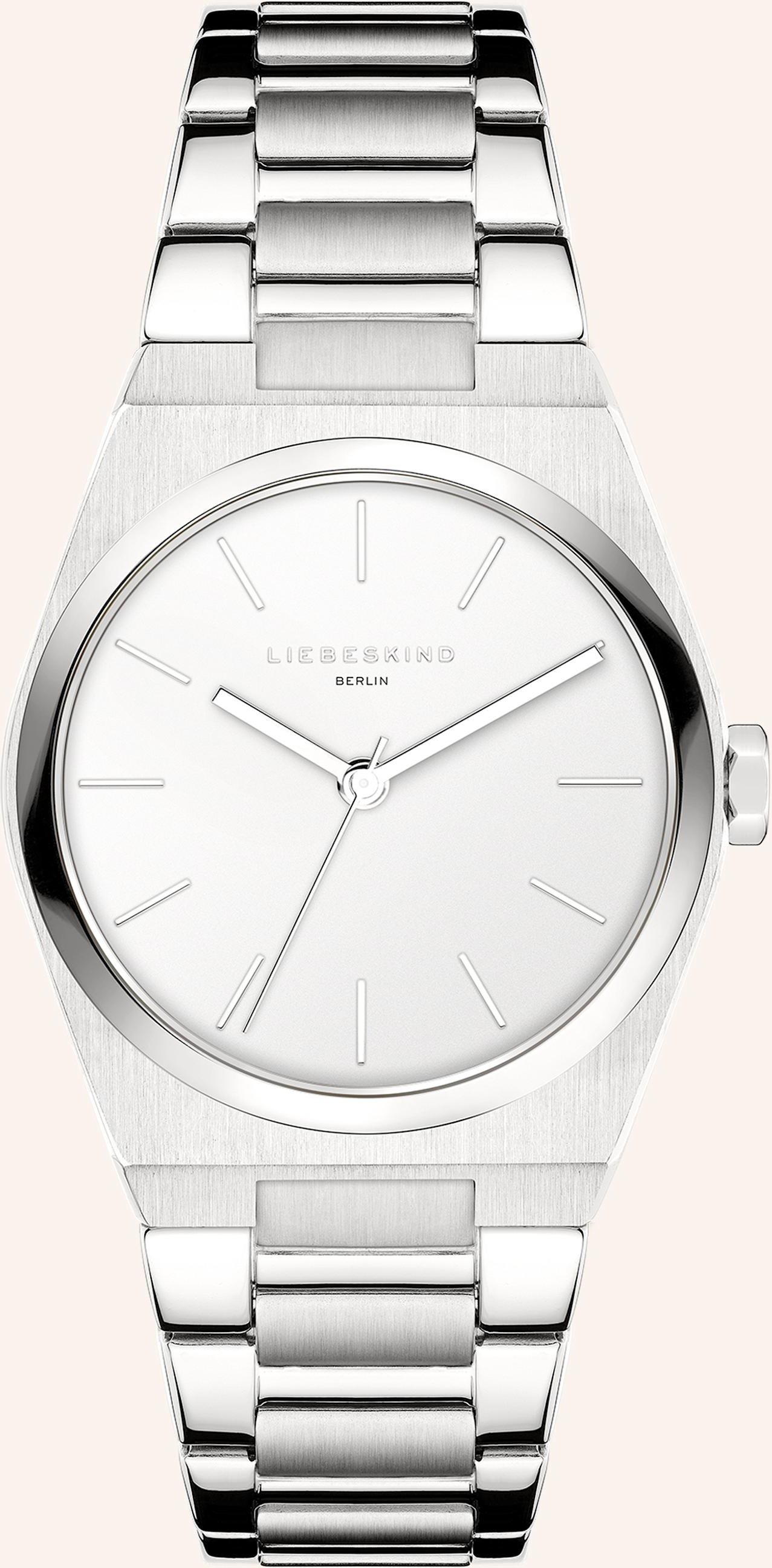 Liebeskind Armbanduhr Aus Edelstahl silber