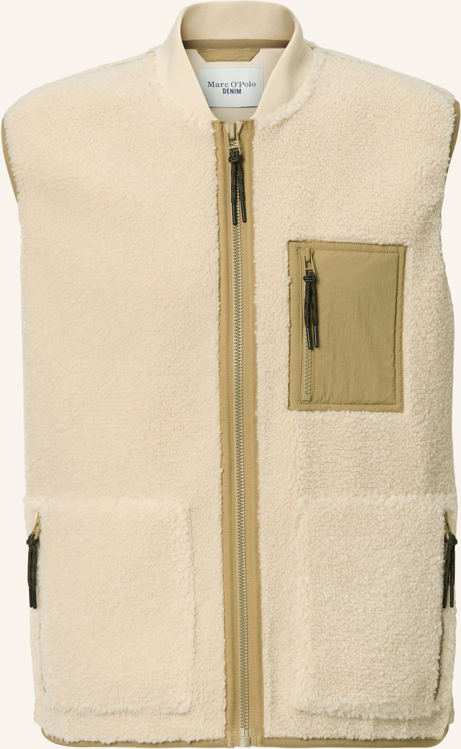 Marc O'polo Denim Teddyweste beige