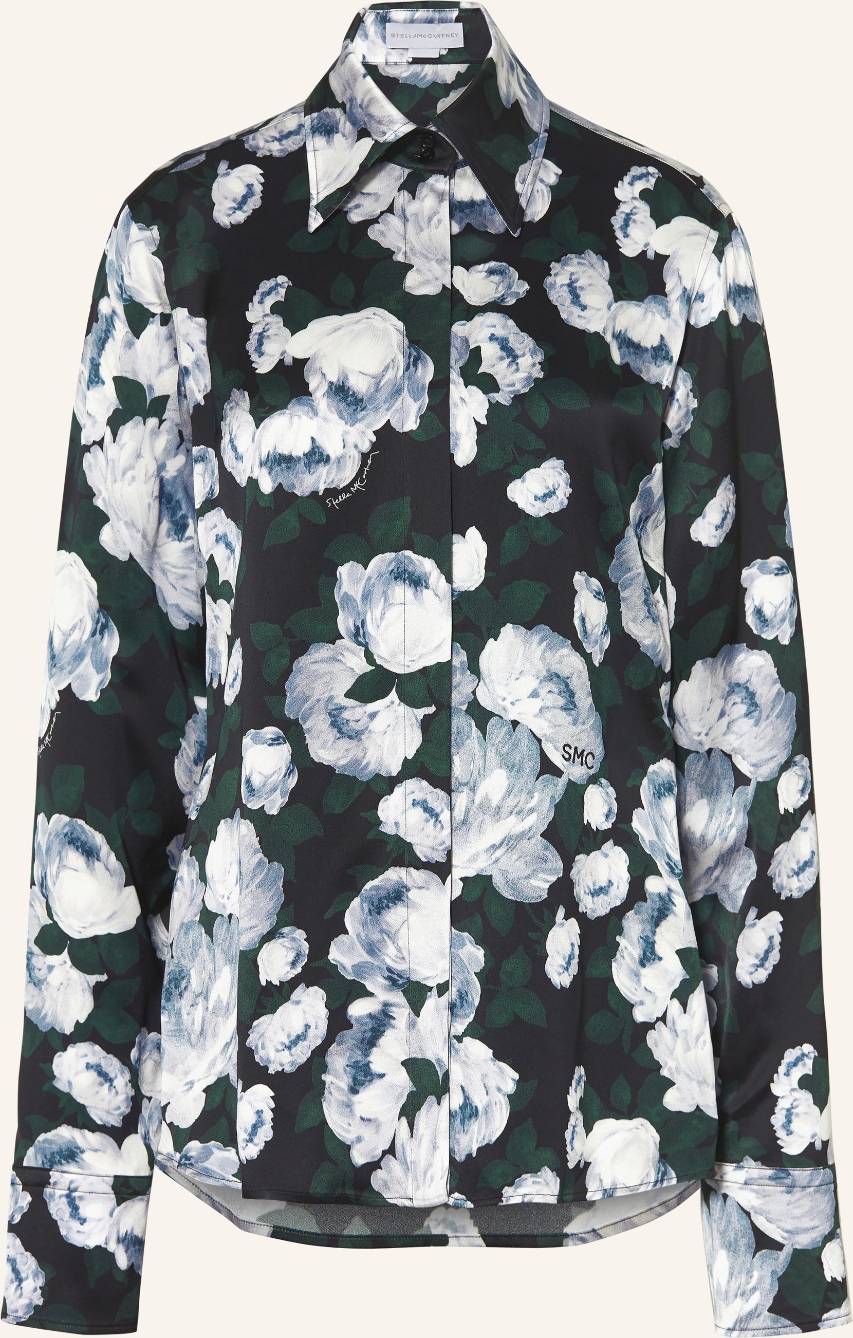 Stella Mccartney Hemdbluse Brunch Of Roses blau