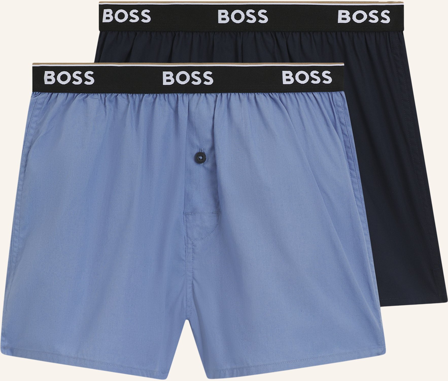 Boss Pyjamas Unterteil 2p Boxer Shorts Ew blau