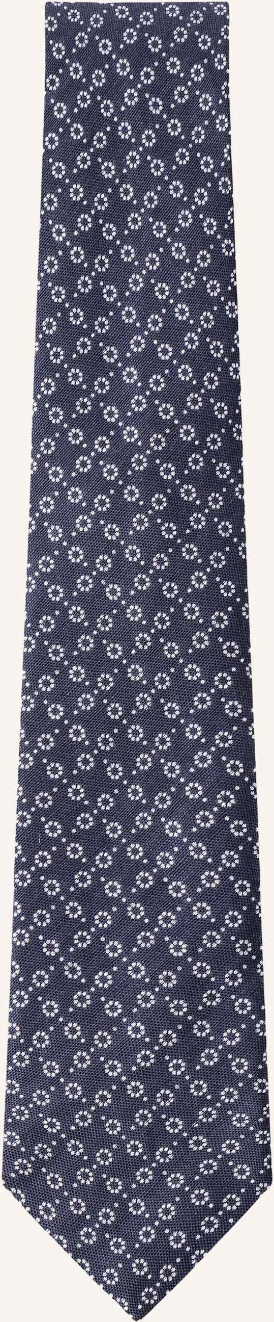 Hackett London Krawatte Natte Circle Dot blau